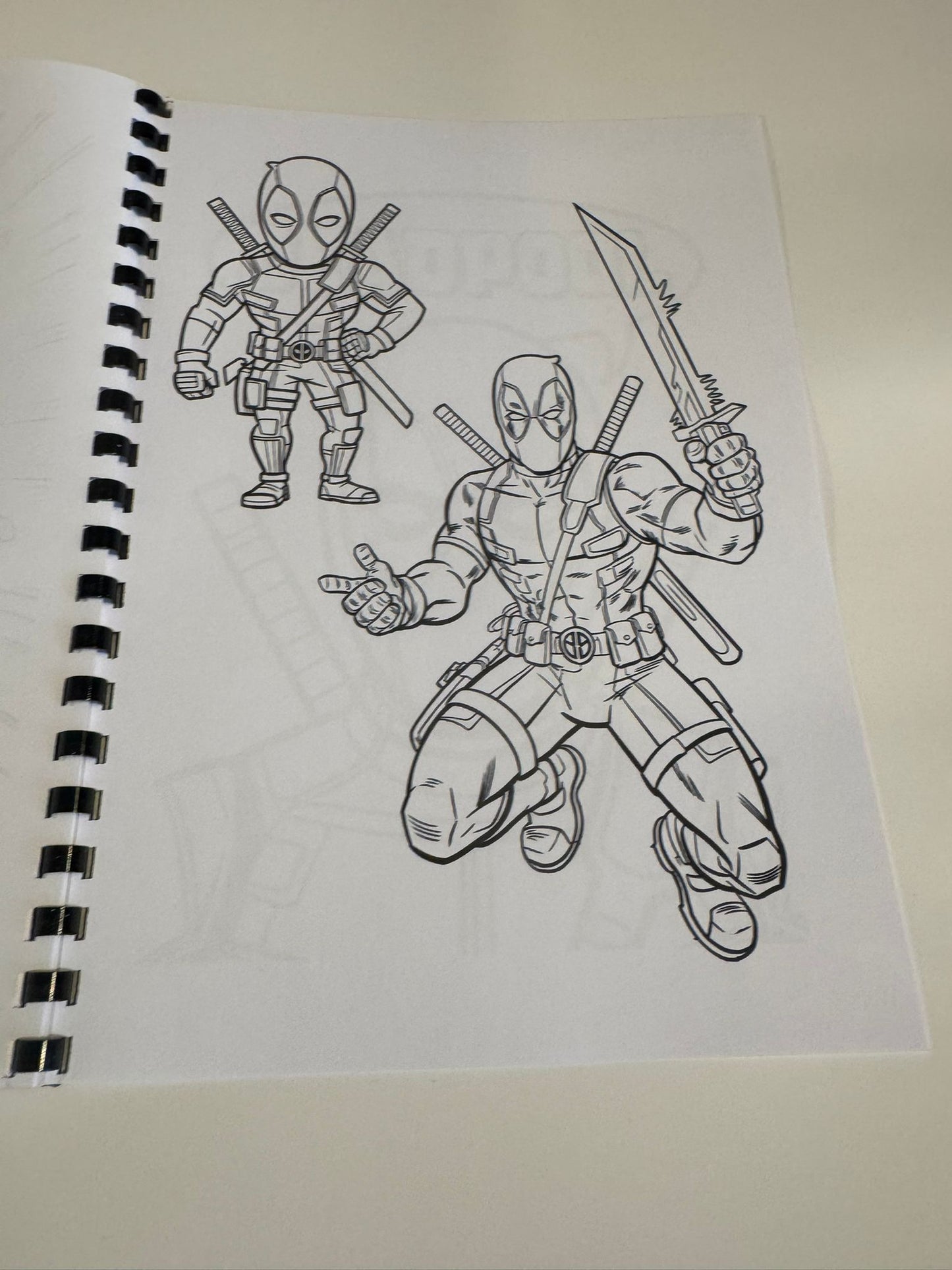 Deadpool & Wolverine Colouring Book