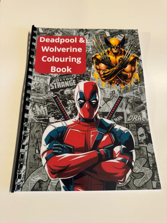 Deadpool & Wolverine Colouring Book