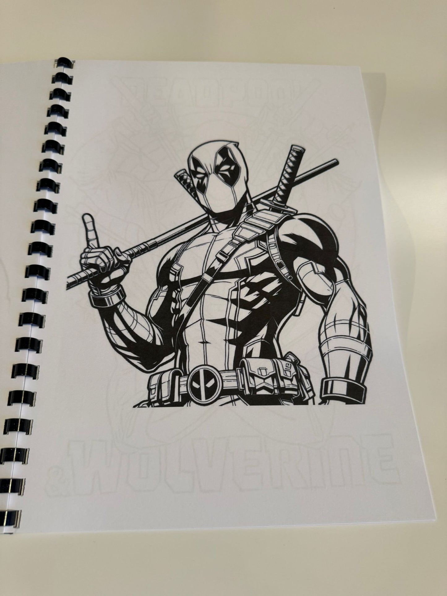Deadpool & Wolverine Colouring Book