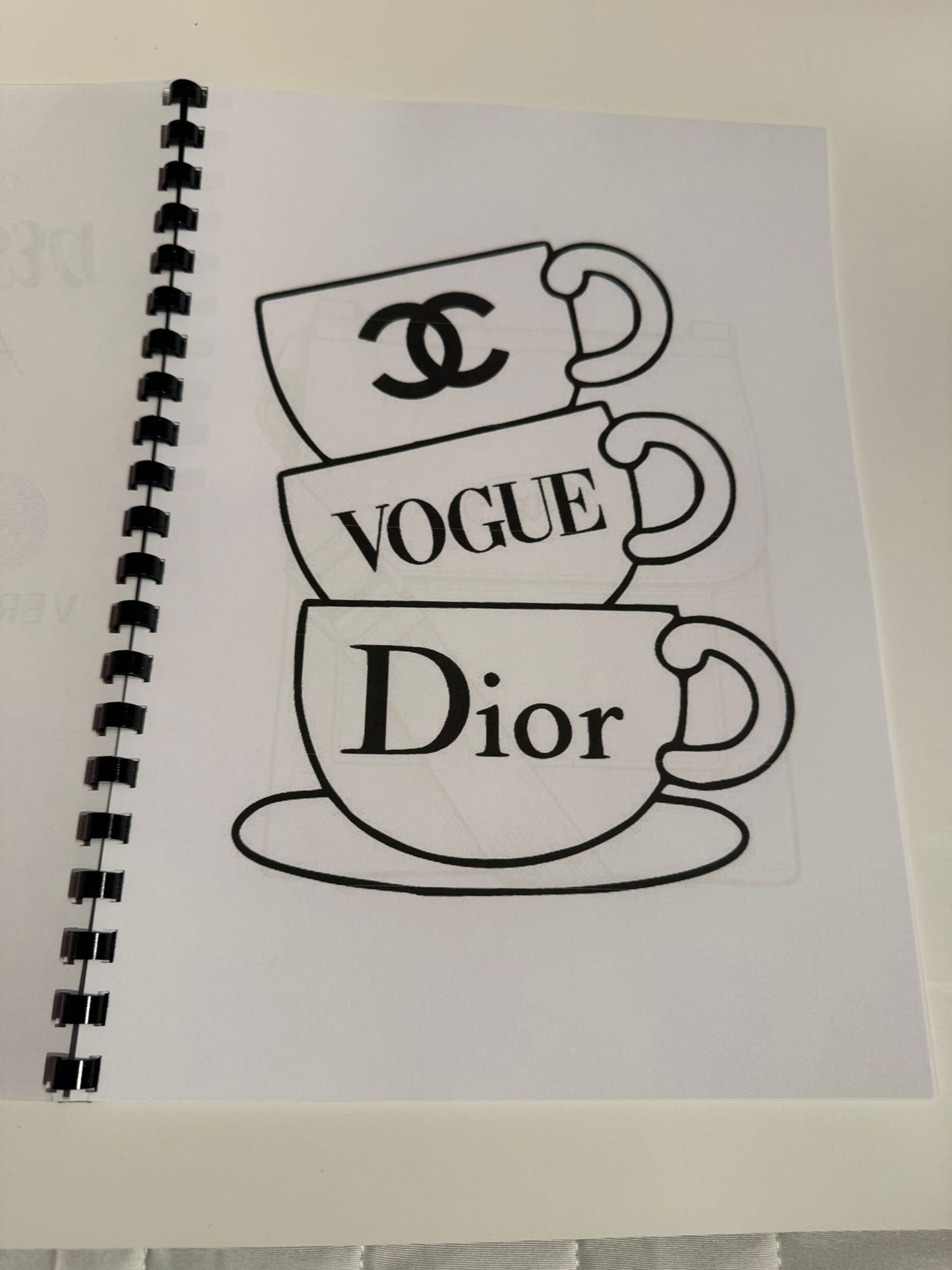 Designer Bags & Logo's Colouring Book