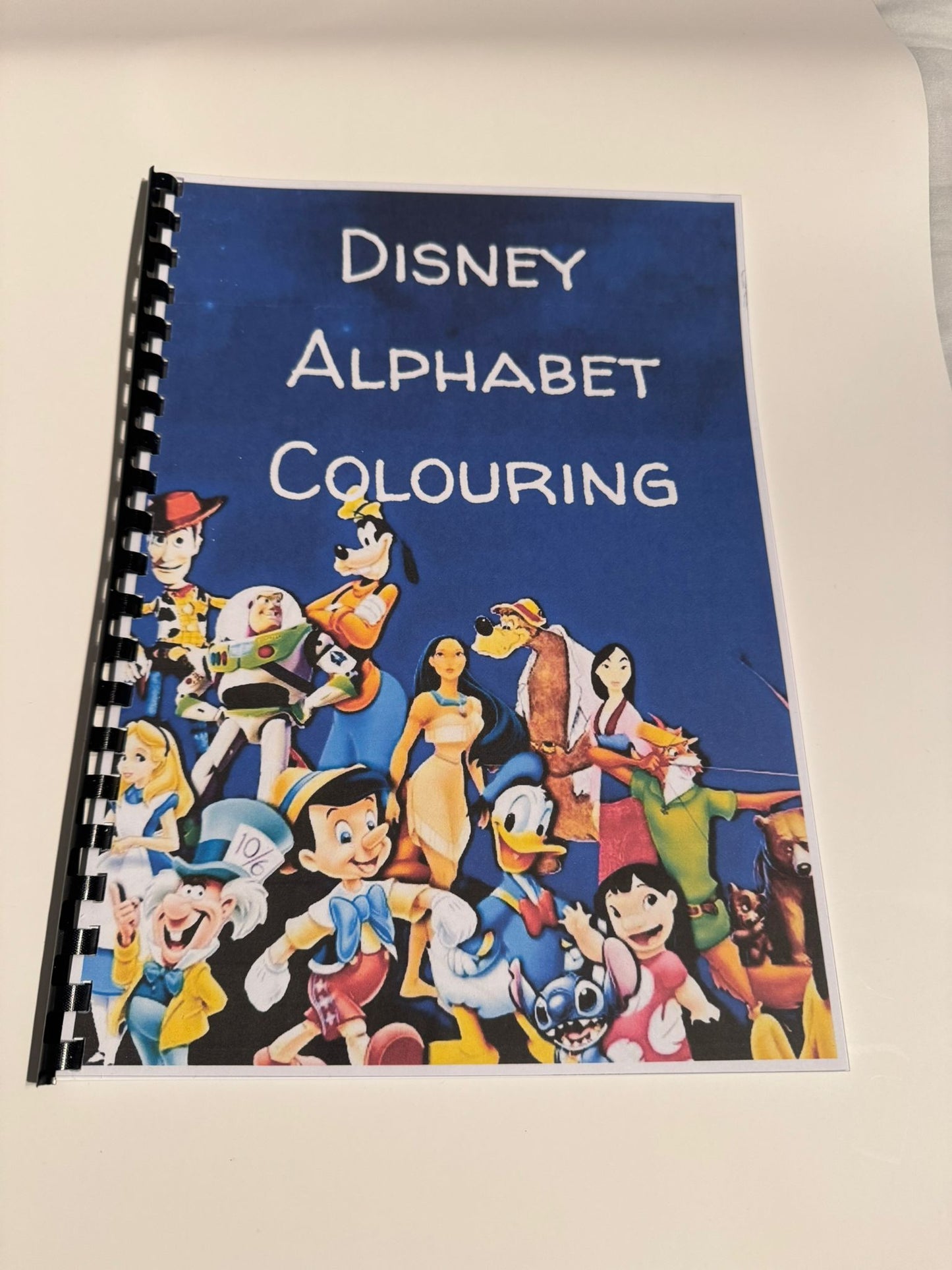 Disney Alphabet Colouring Book