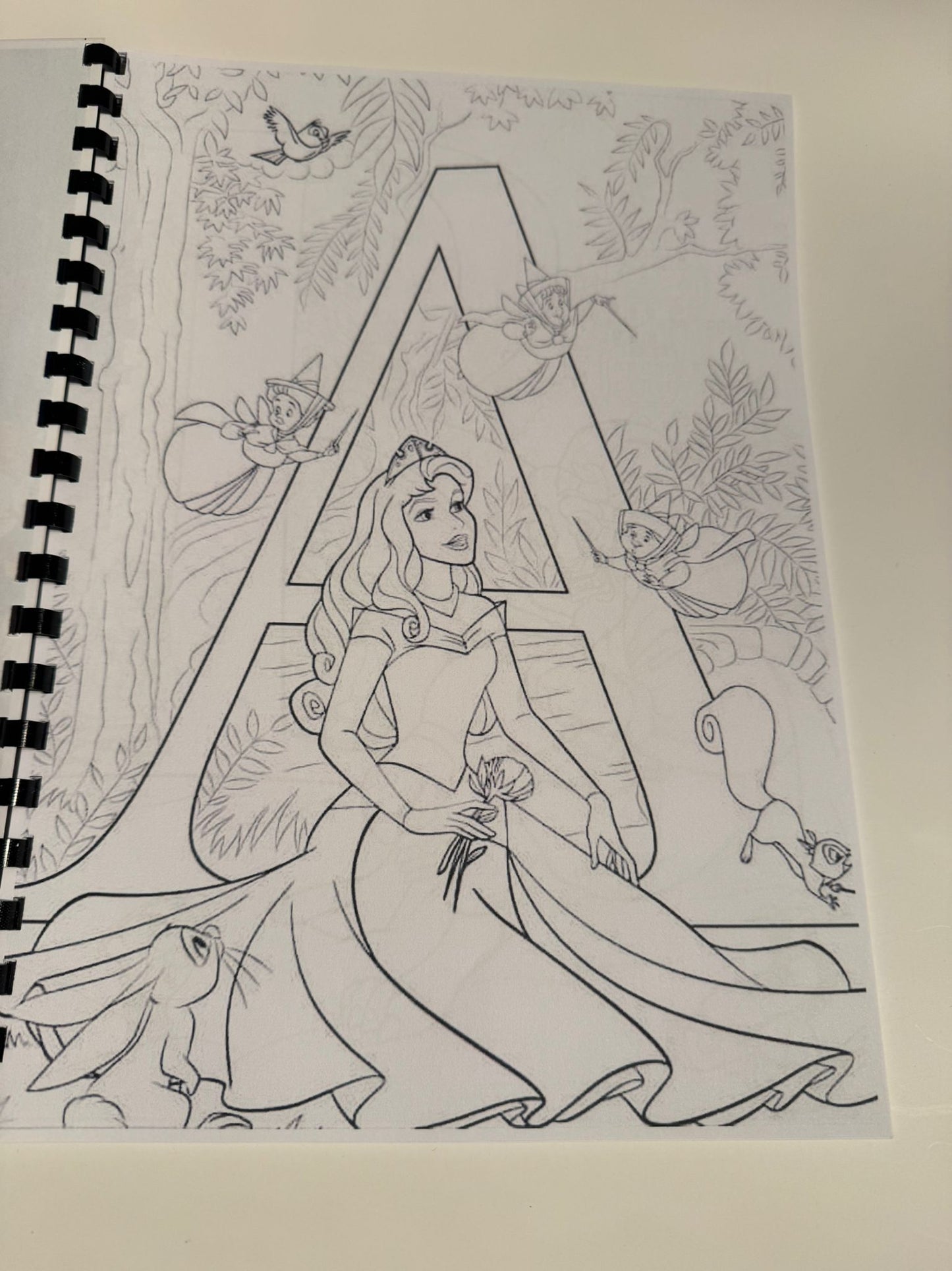 Disney Alphabet Colouring Book