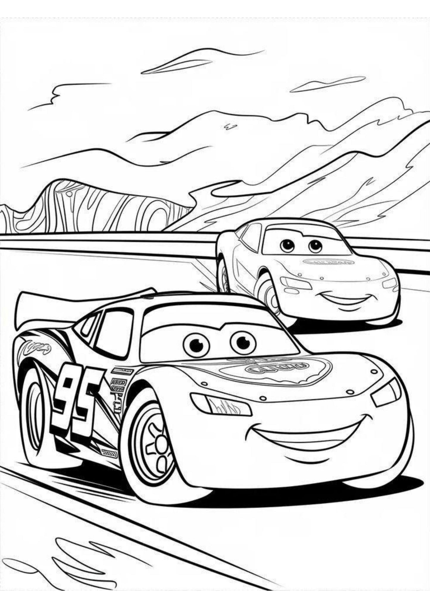 Disney Cars Colouring Book