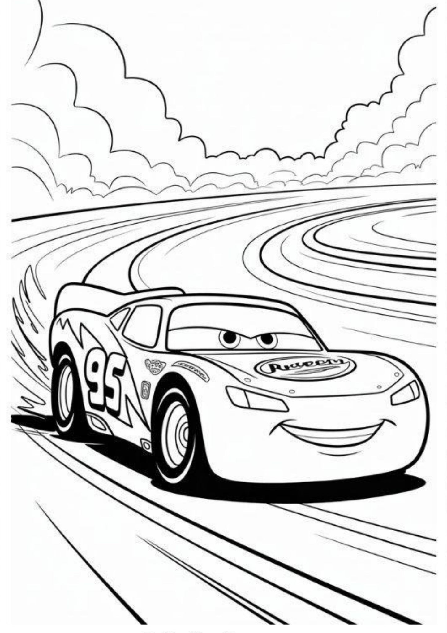 Disney Cars Colouring Book