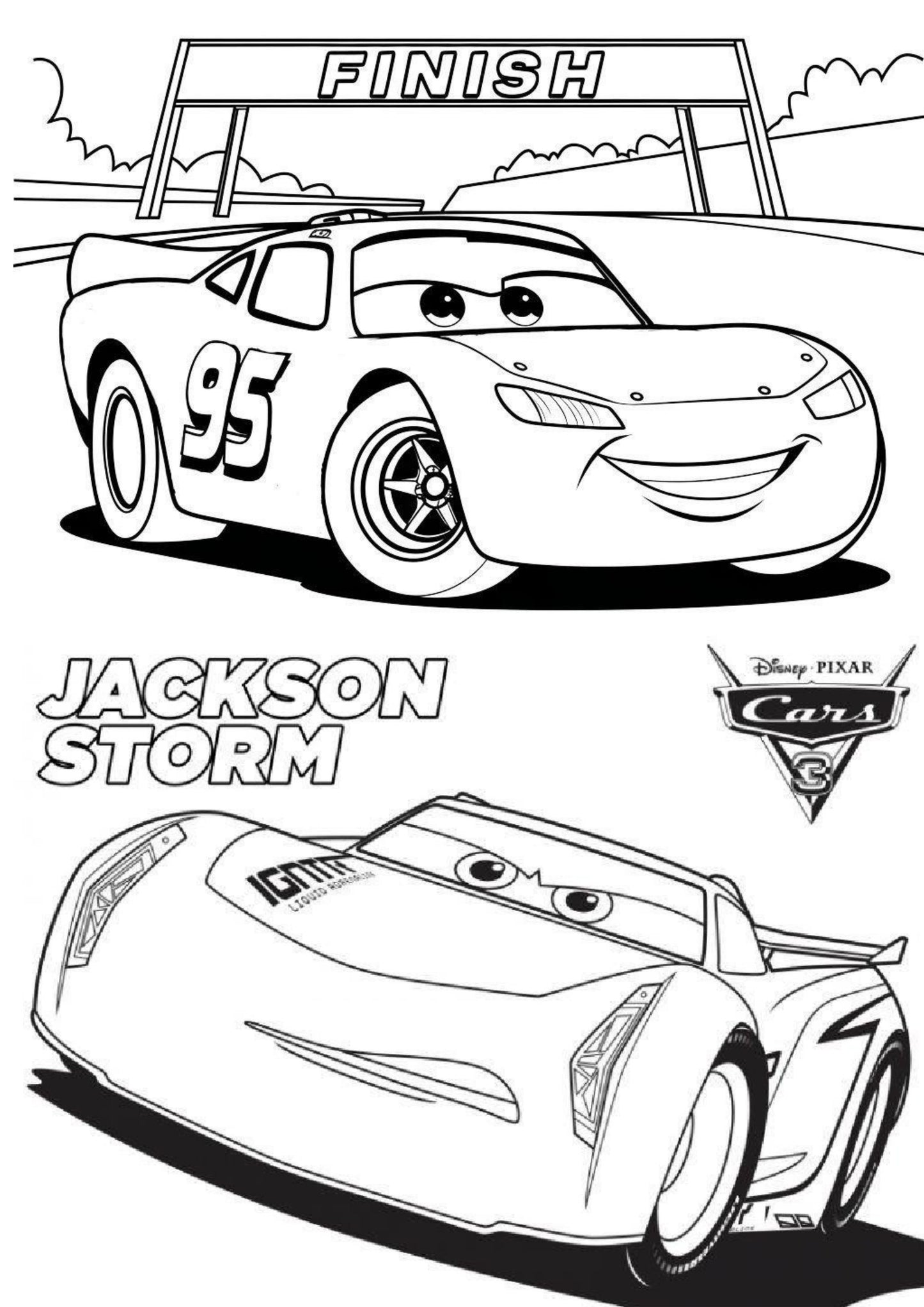 Disney Cars Colouring Book