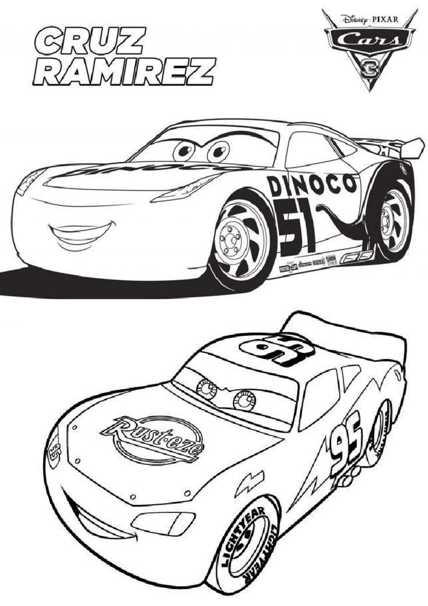Disney Cars Colouring Book