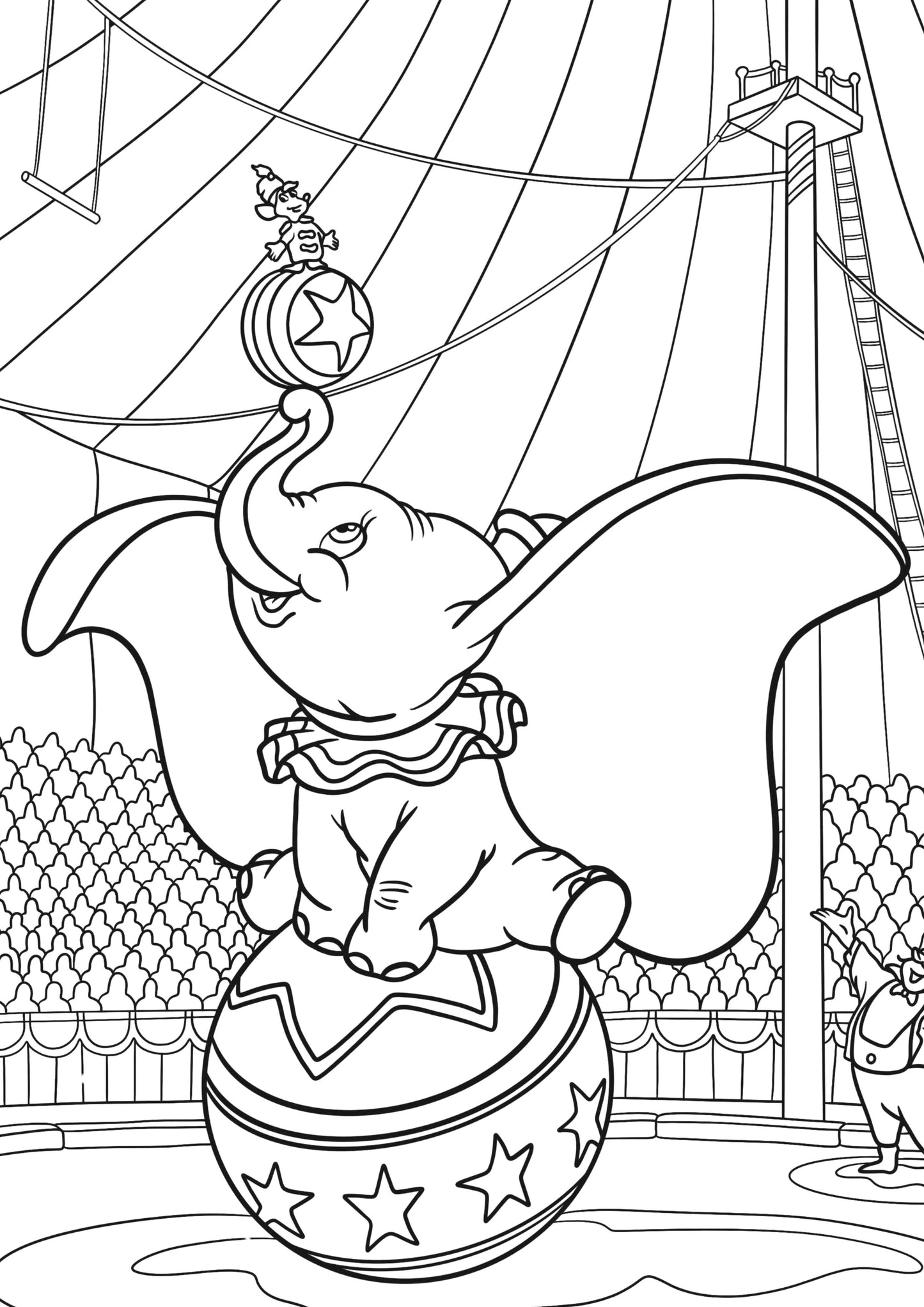 Dumbo Colouring Book