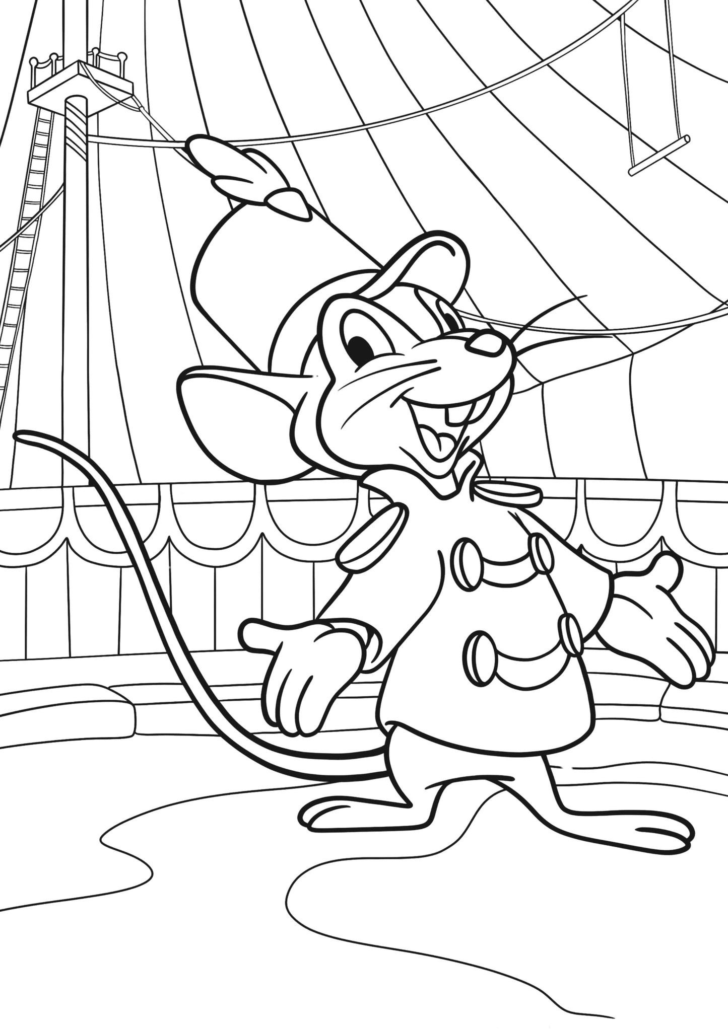 Dumbo Colouring Book