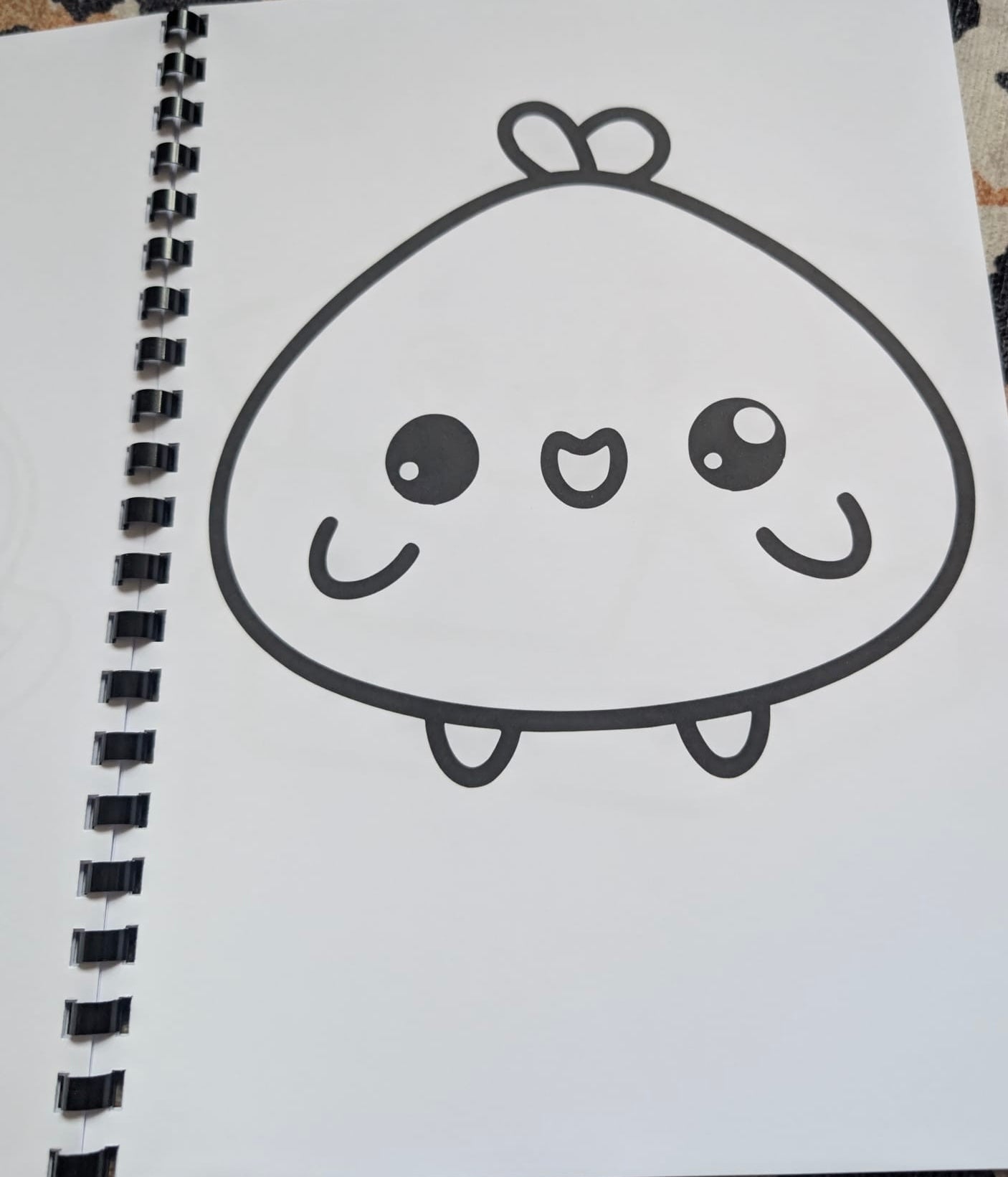 Kawaii Dumplings Colouring Book