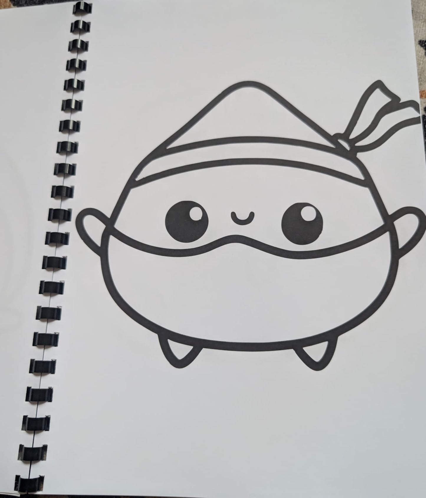 Kawaii Dumplings Colouring Book