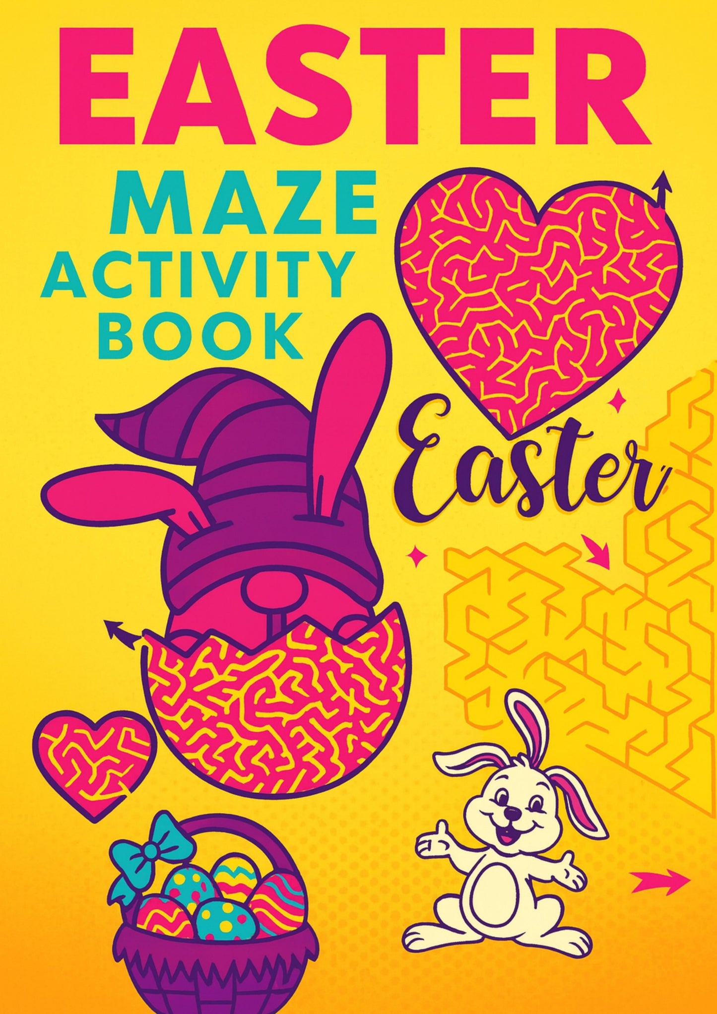 Easter Maze Colouring Book