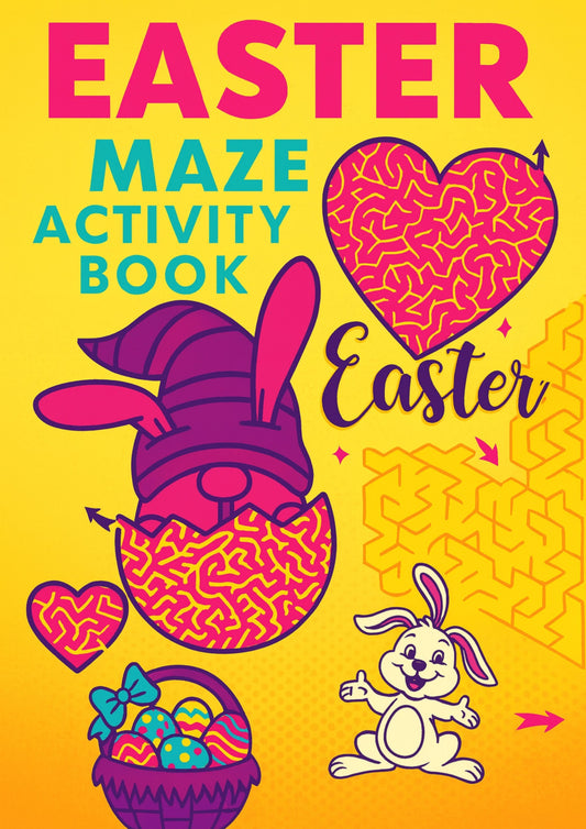 Easter Maze Colouring Book