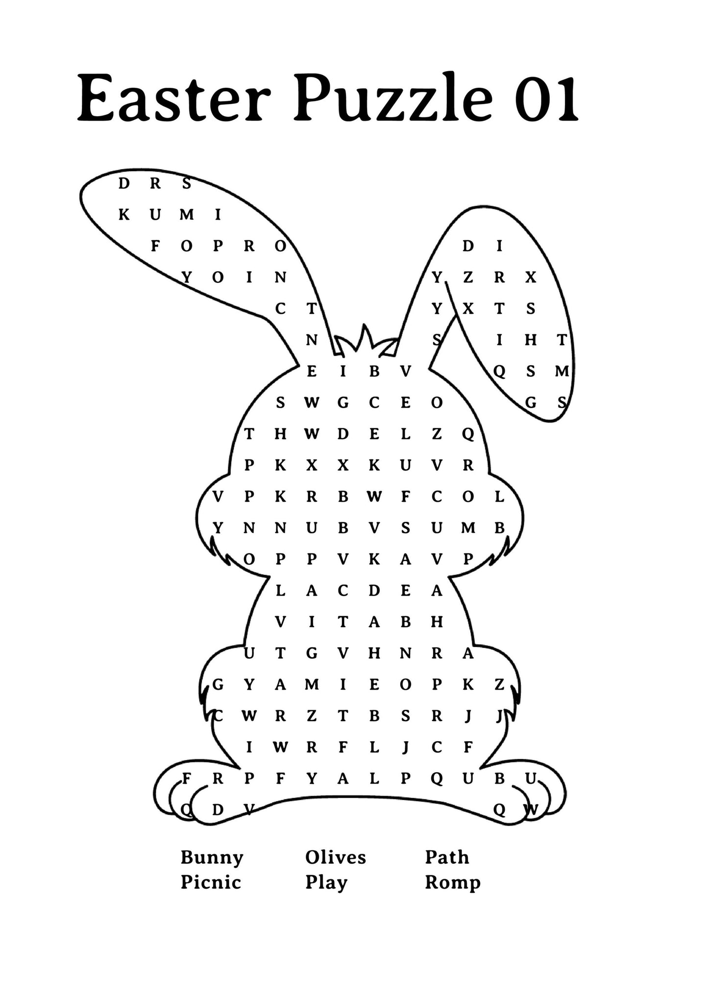Easter Wordsearch (1)