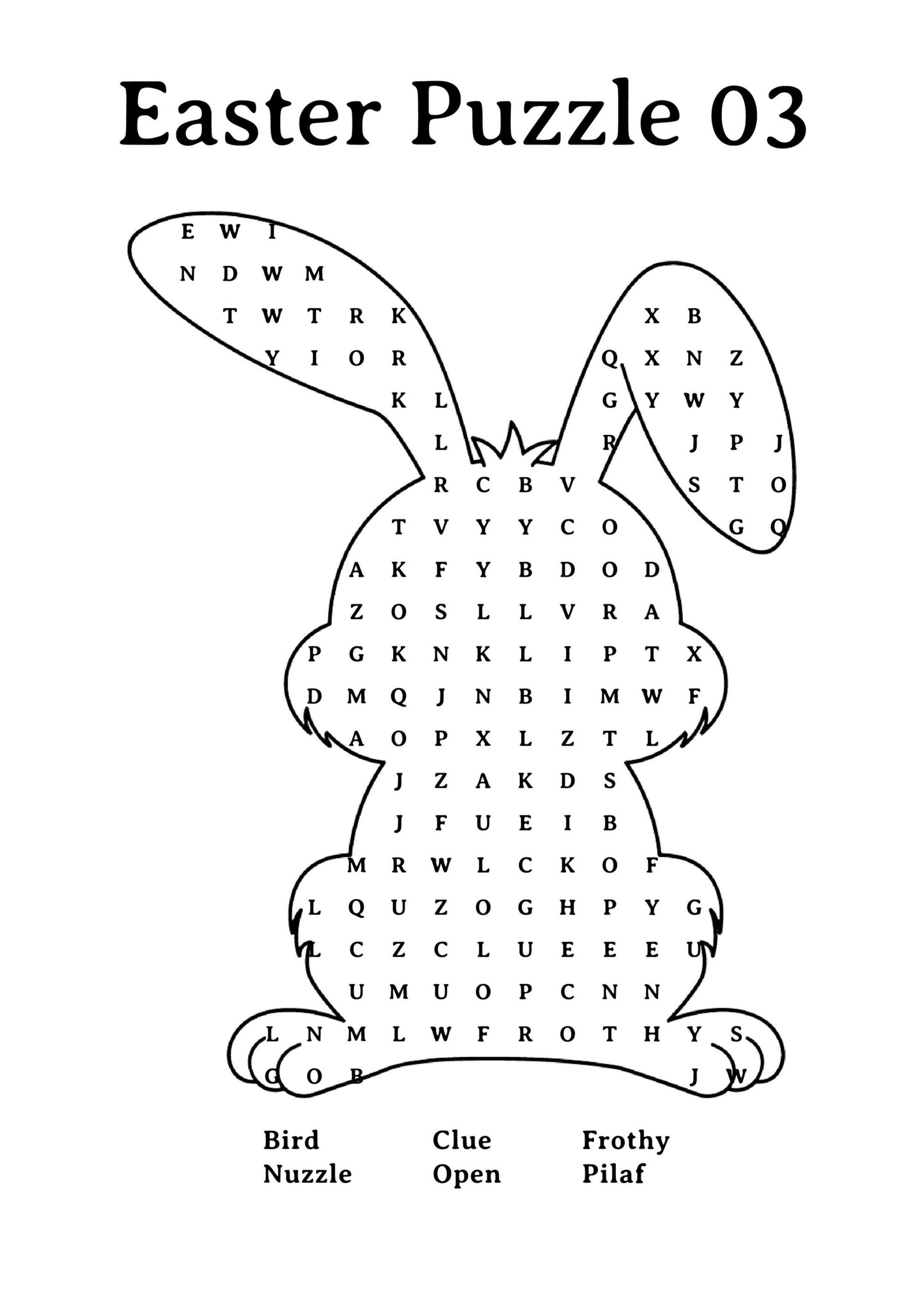Easter Wordsearch (1)