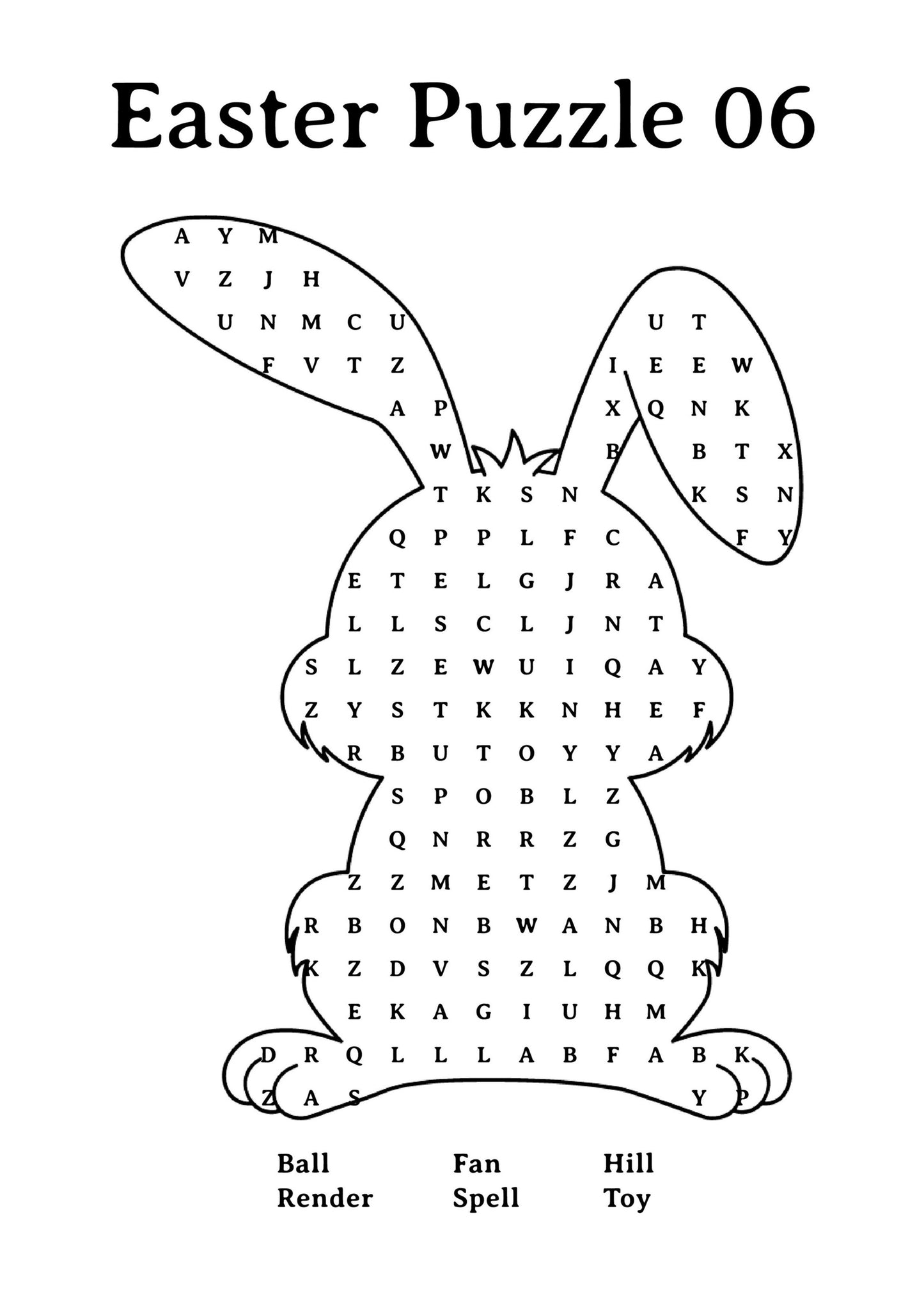 Easter Wordsearch (1)