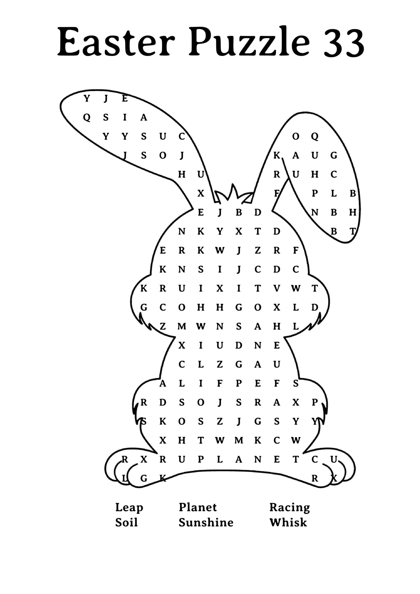 Easter Wordsearch (2)