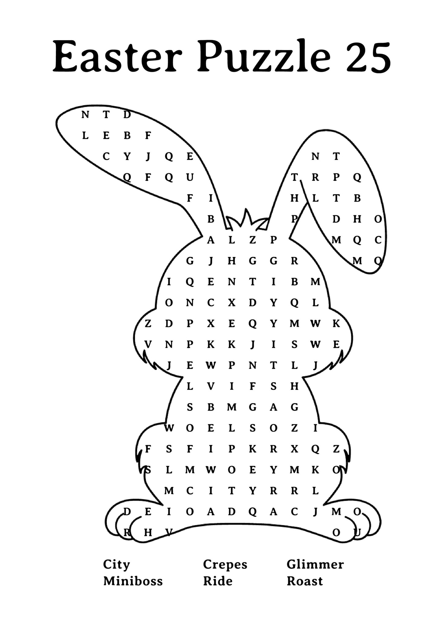 Easter Wordsearch (2)