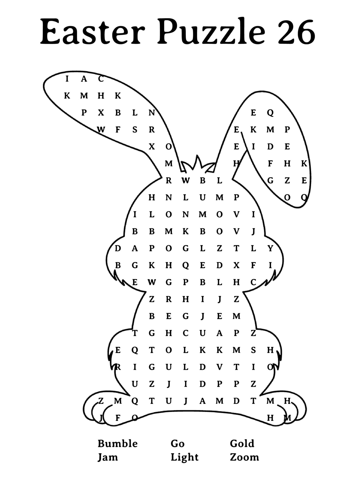 Easter Wordsearch (2)