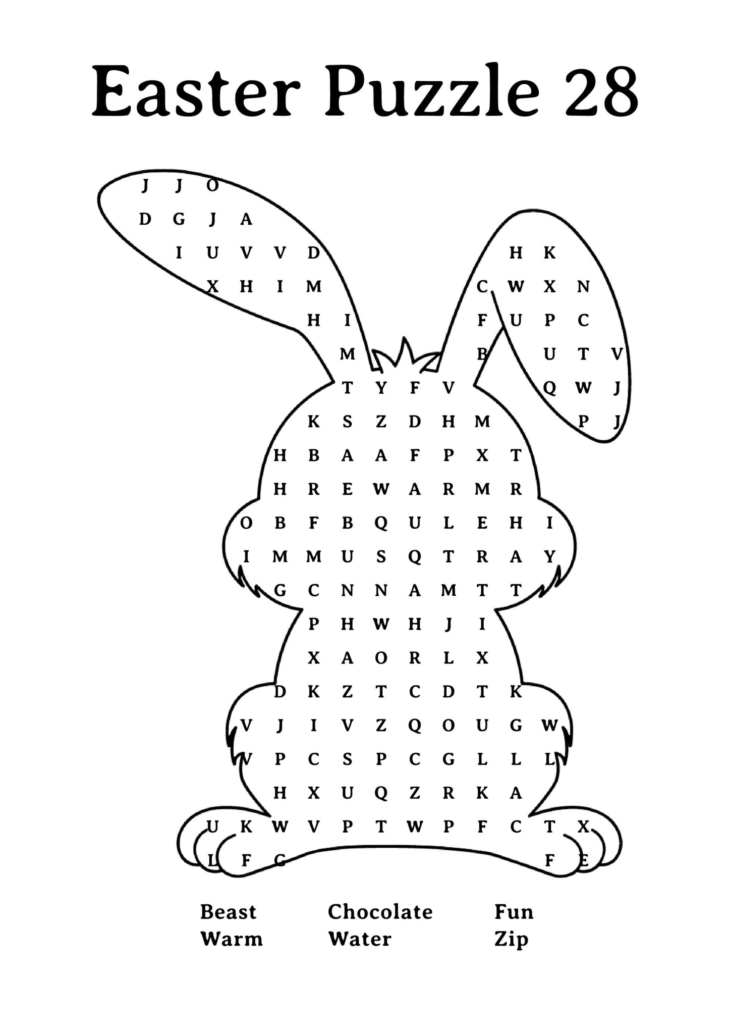 Easter Wordsearch (2)