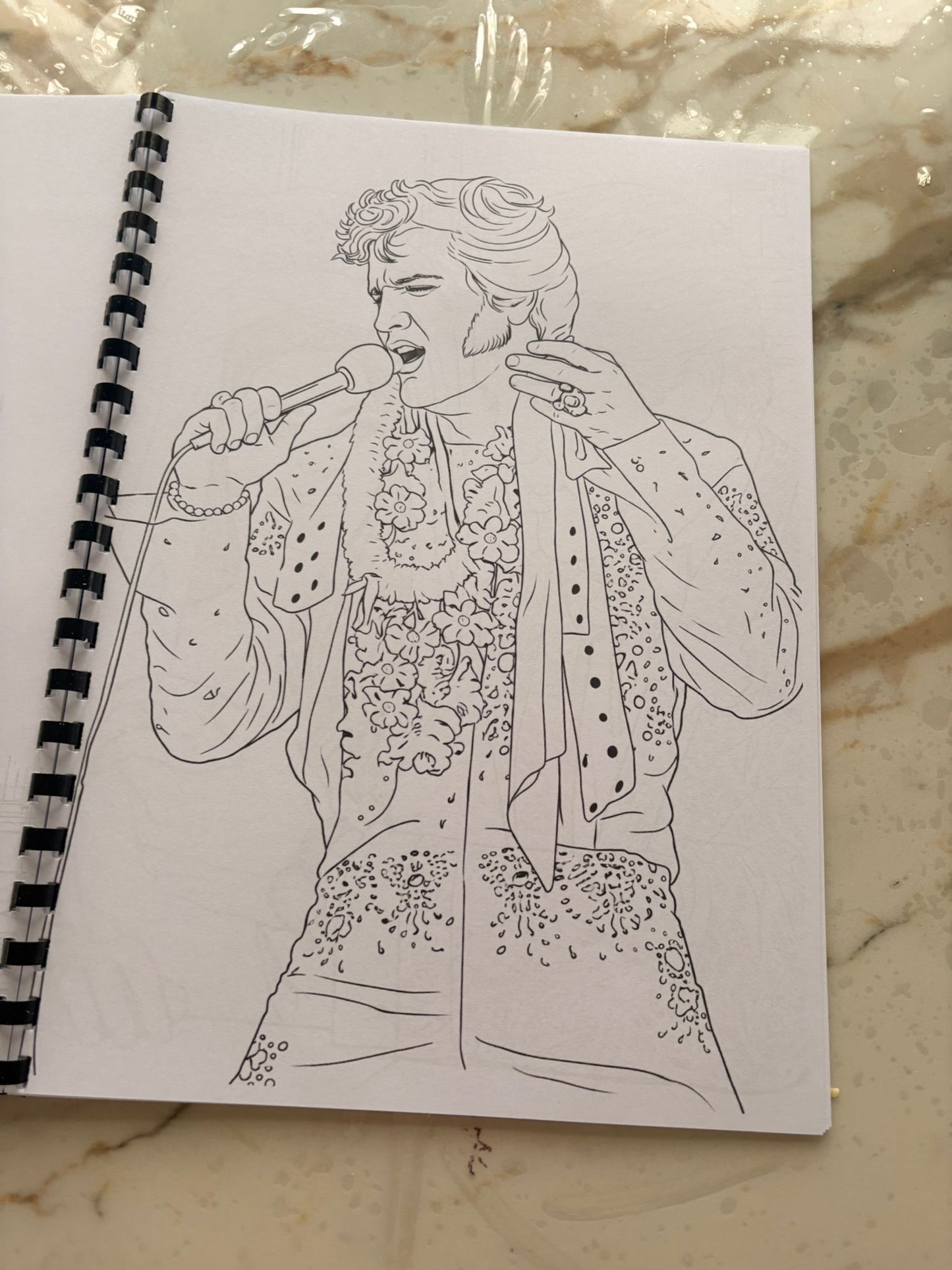 Elvis Colouring Book
