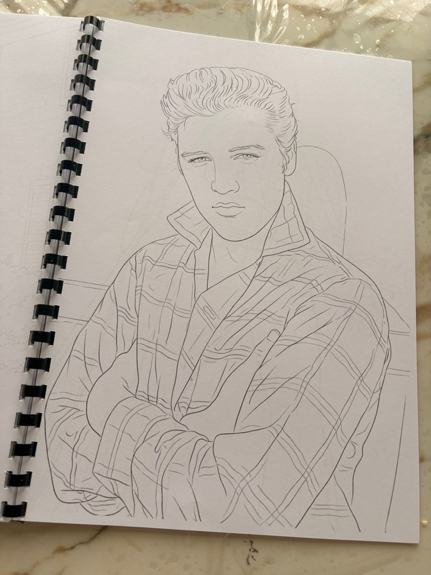 Elvis Colouring Book