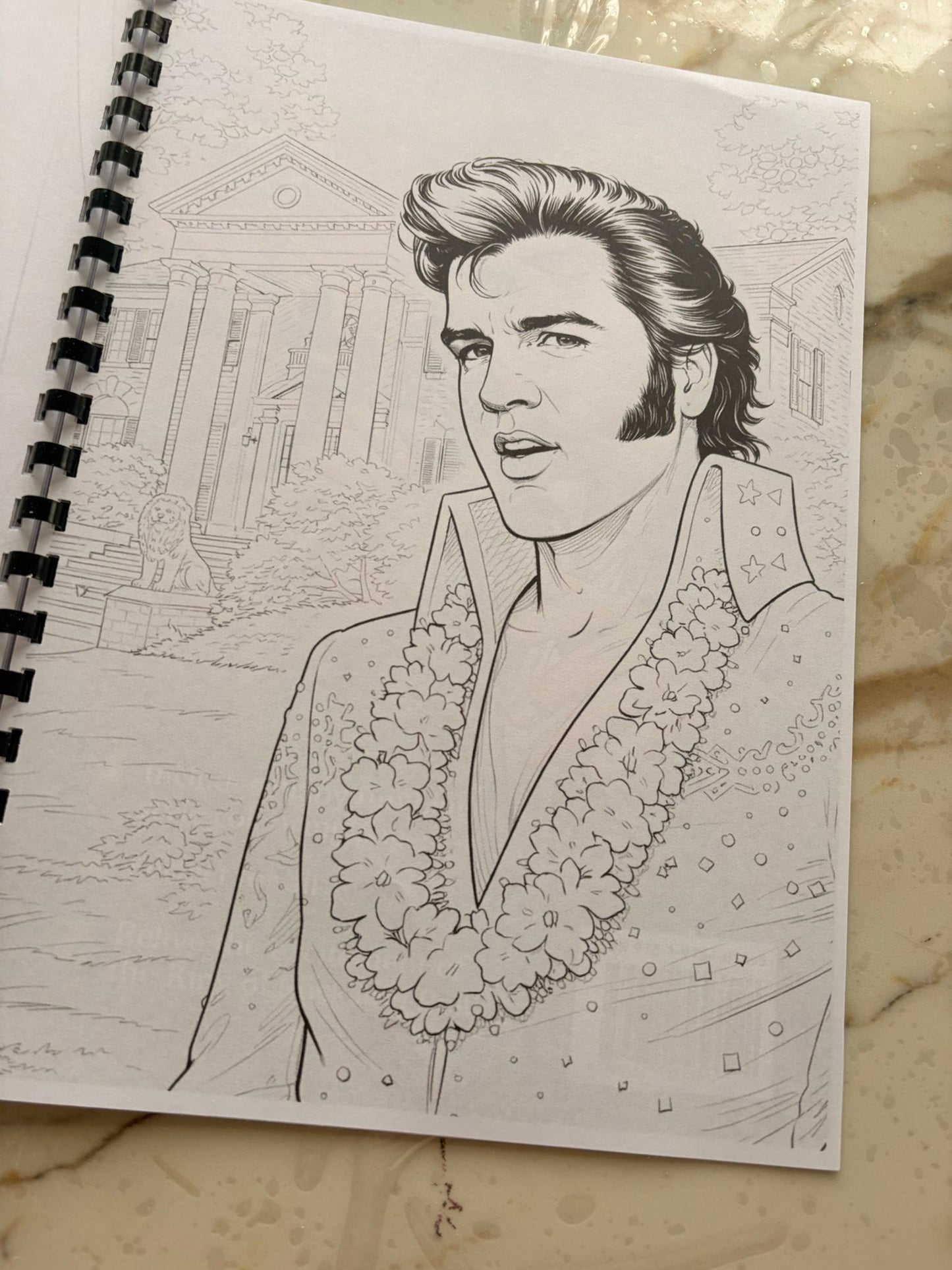 Elvis Colouring Book