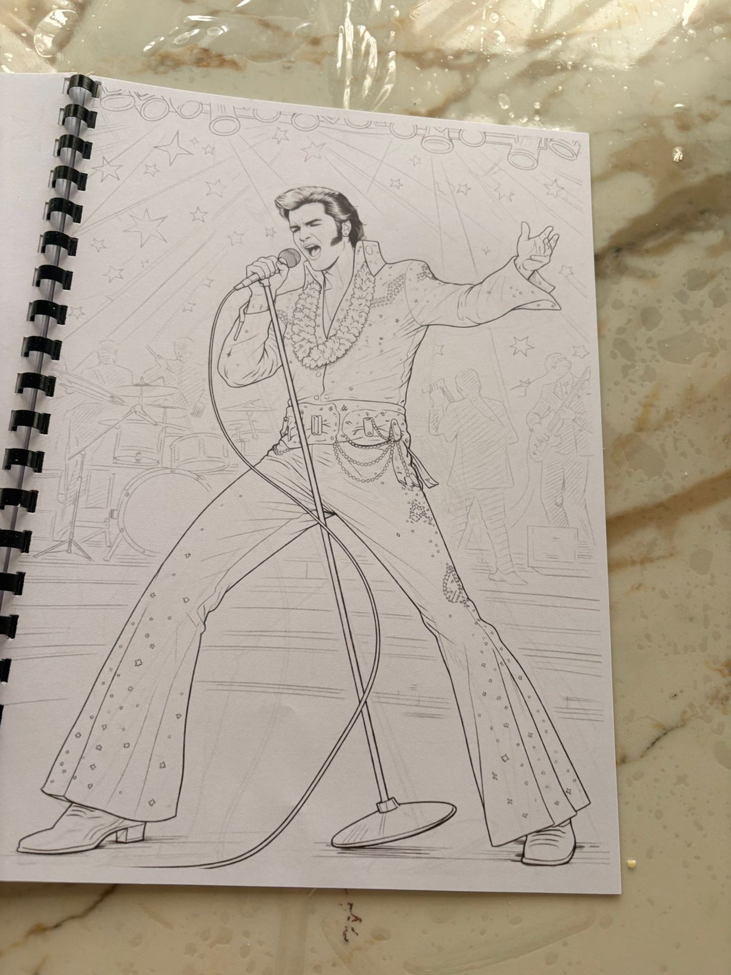 Elvis Colouring Book