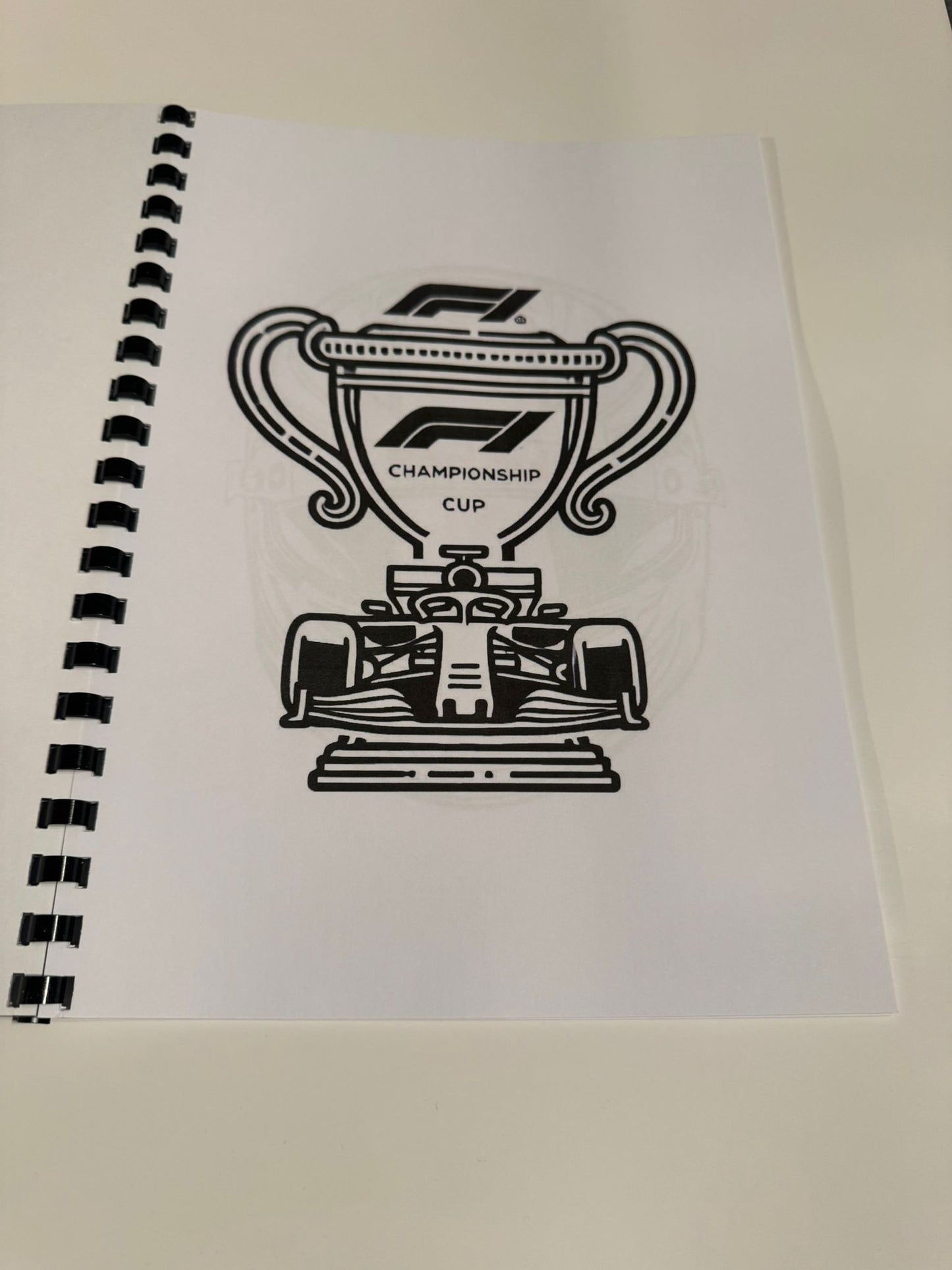 F1 Colouring Book