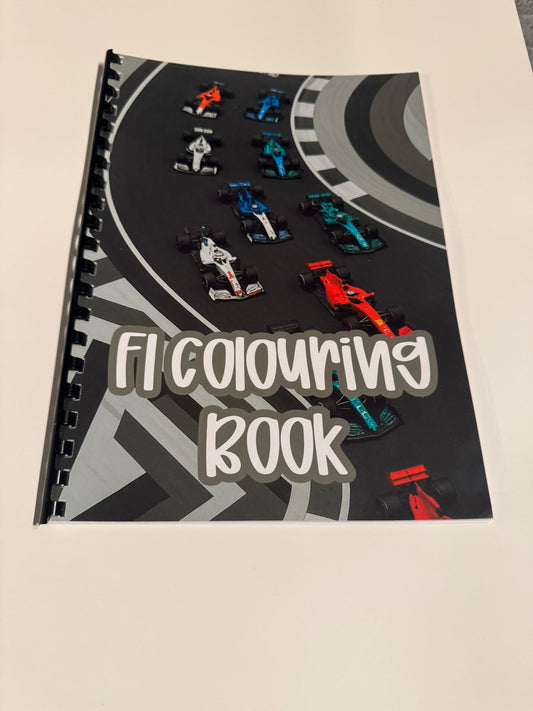 F1 Colouring Book