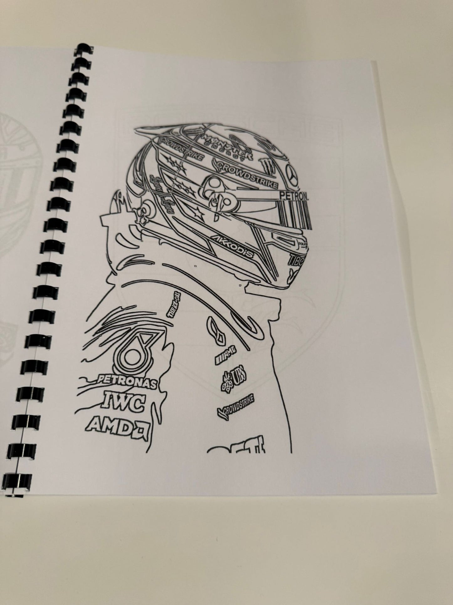 F1 Colouring Book