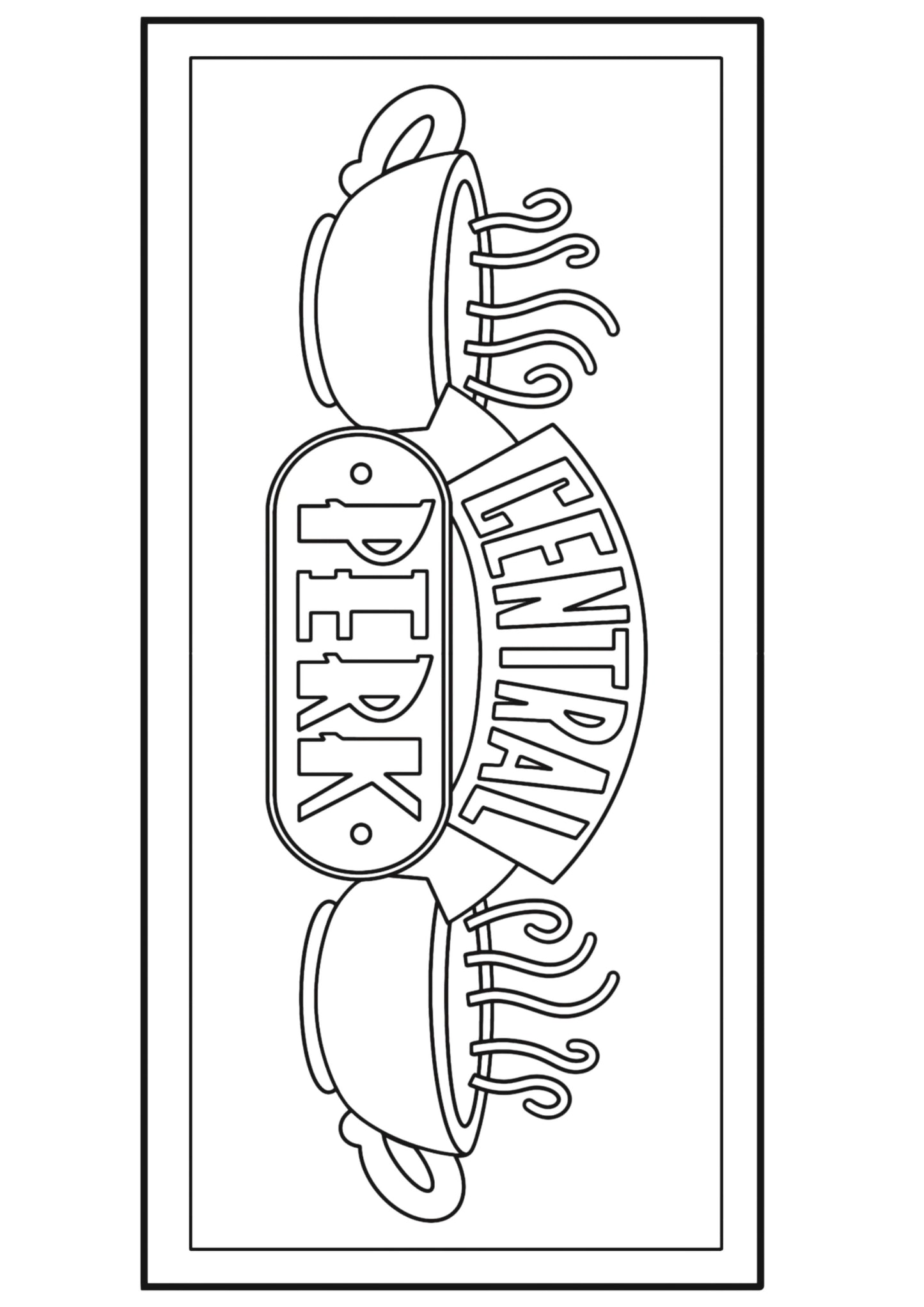 Friends Colouring Book