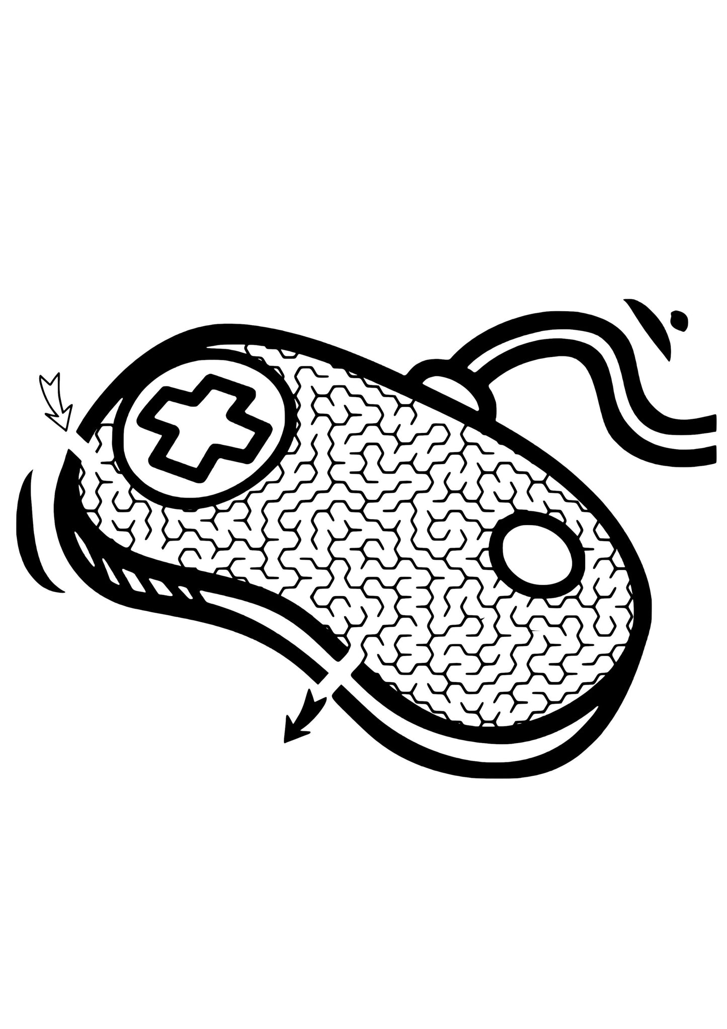 Gamer Maze Colouring Book
