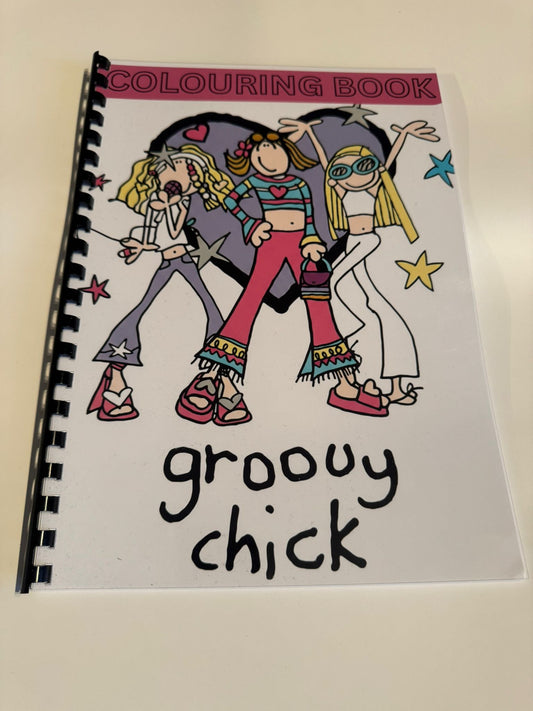 Groovy Chick Colouring Book