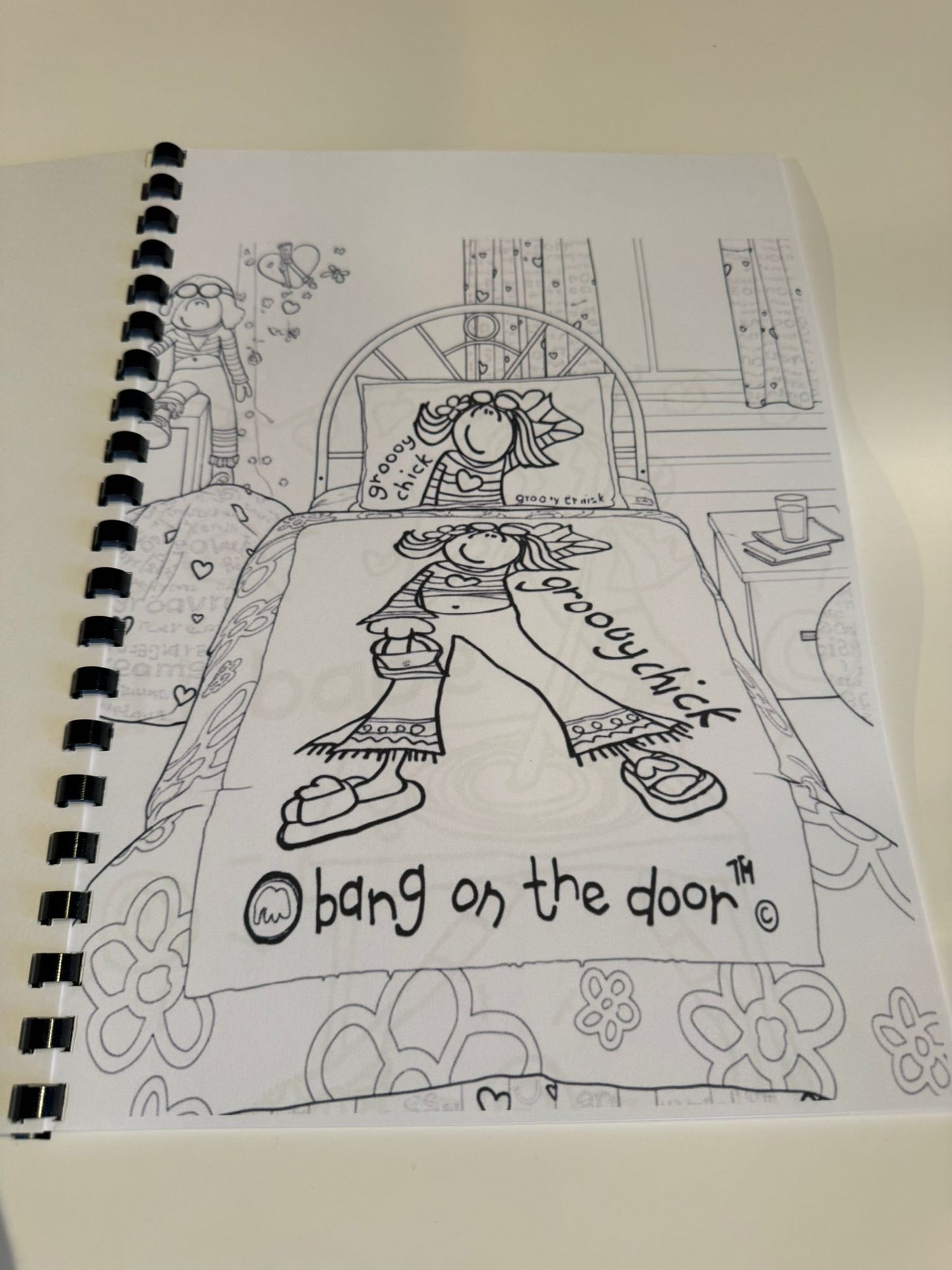 Groovy Chick Colouring Book