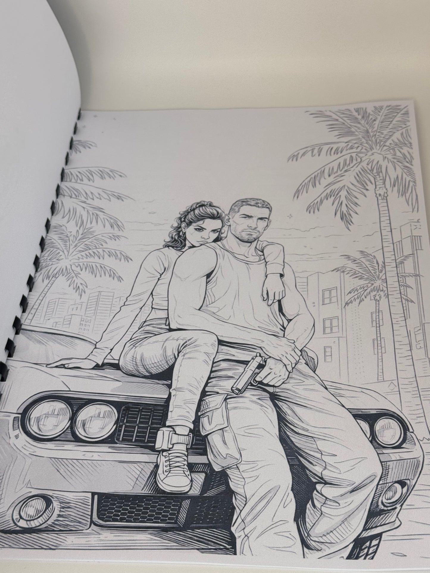 Grand Theft Auto Colouring Book
