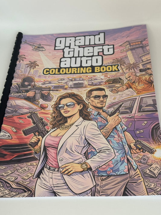Grand Theft Auto Colouring Book