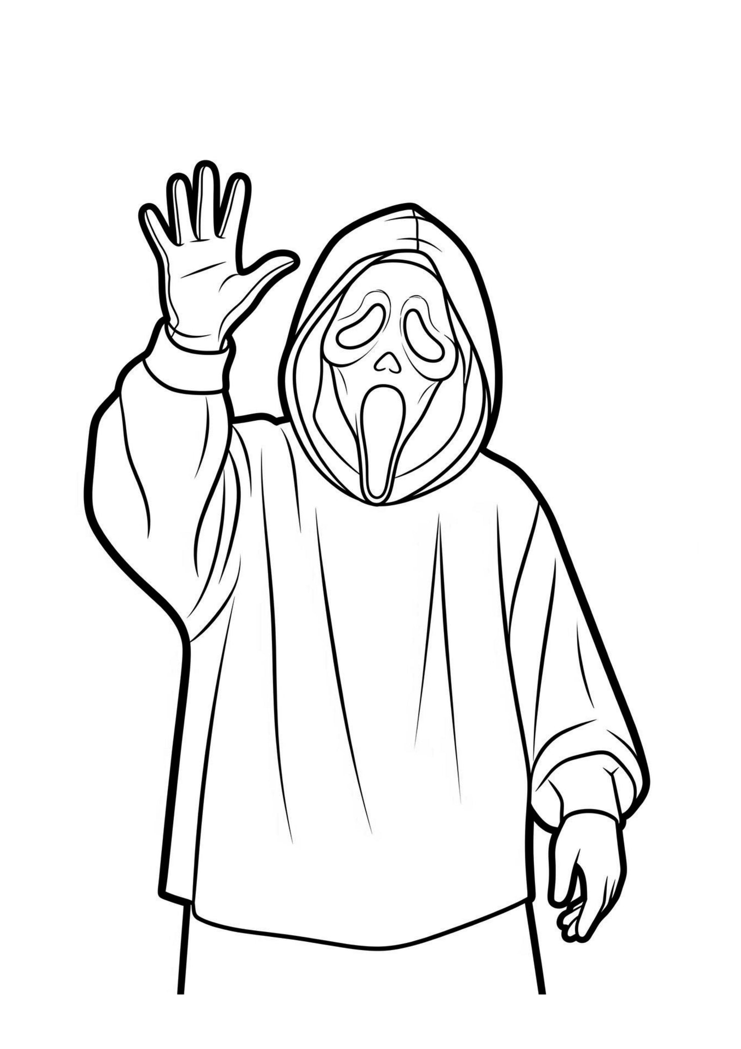 Horror Movie Colouring Book