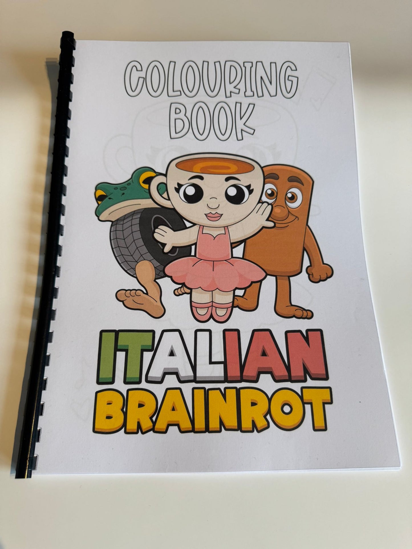 Italian Brainrot Colouring Book