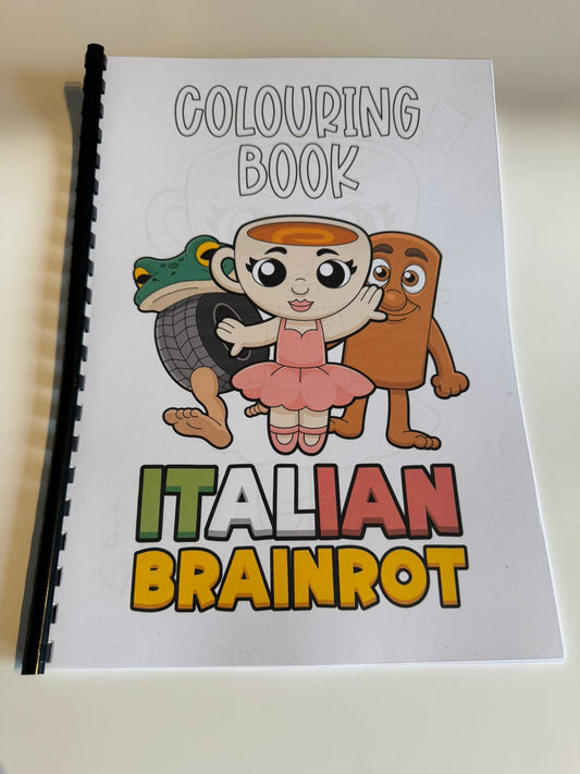Italian Brainrot Colouring Book