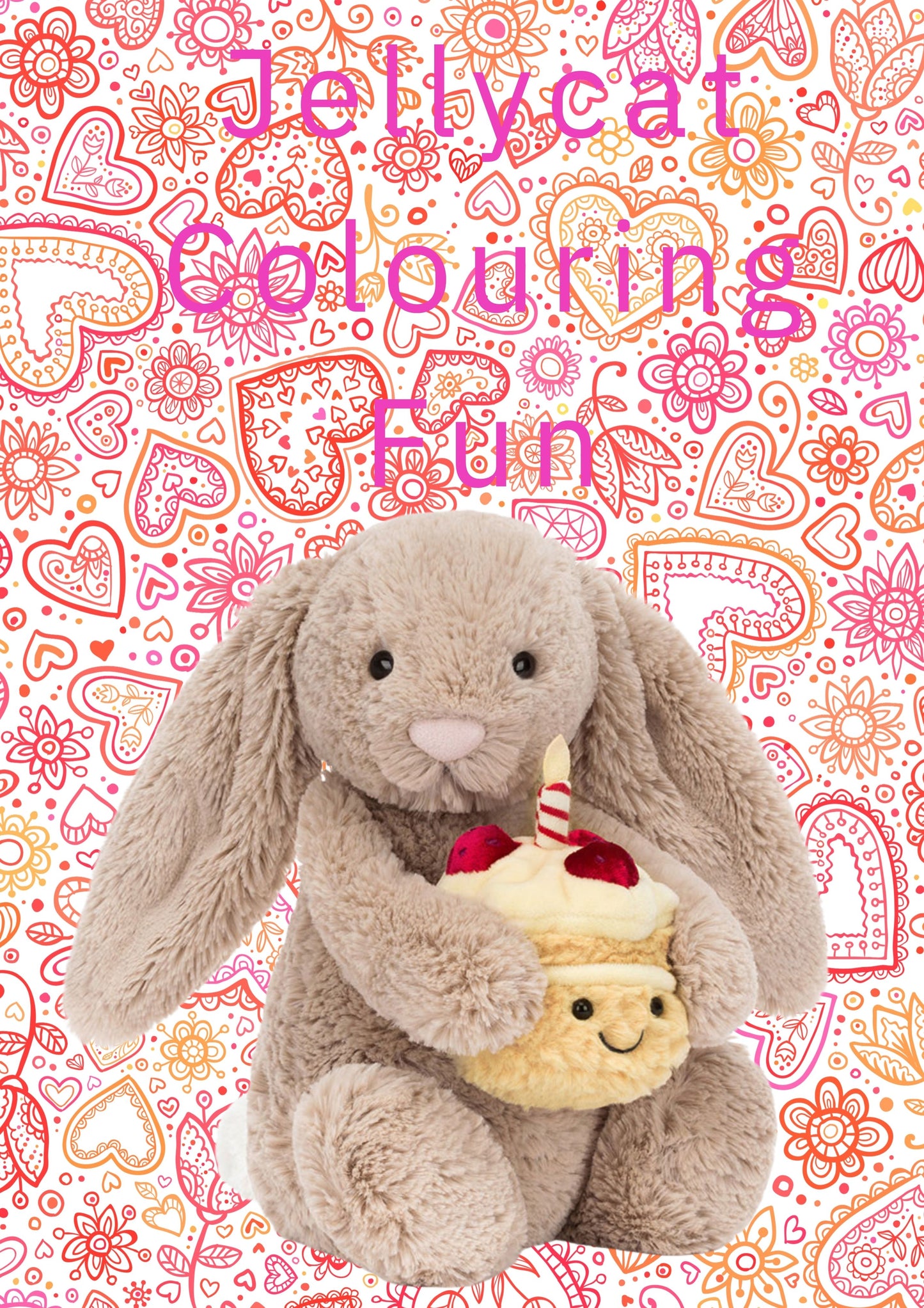 Jelly Cat  Adult Colouring Book