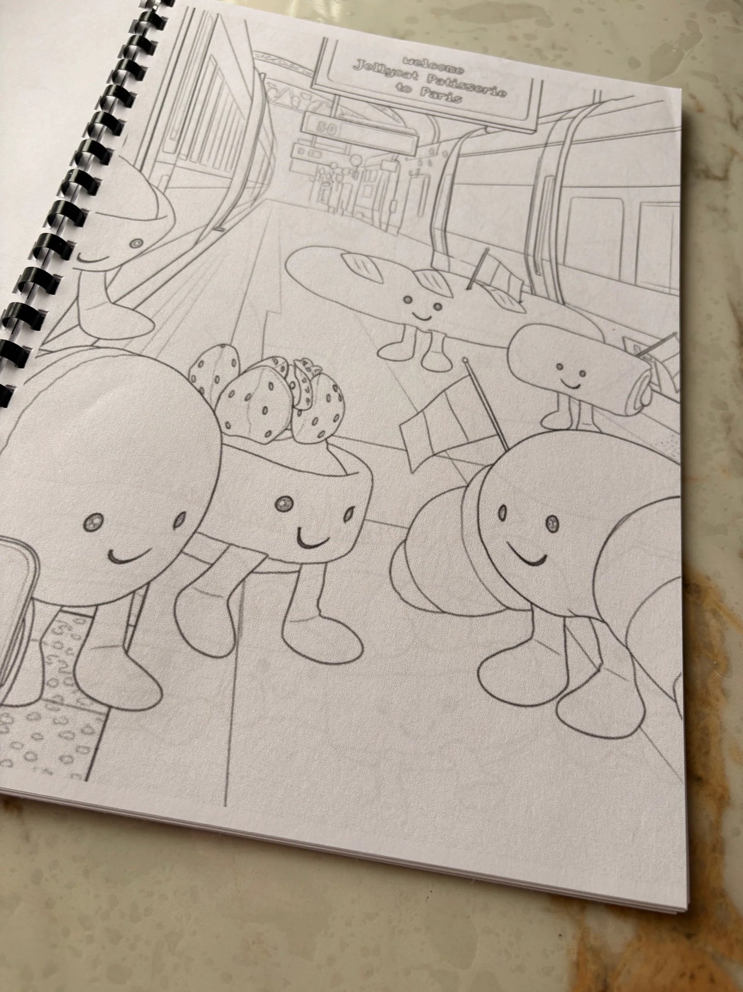 Jelly Cat Pleasure Colouring Book