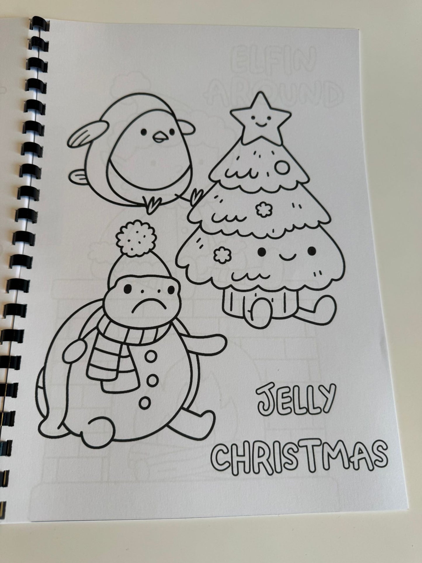 Jelly Cat Christmas Colouring Book