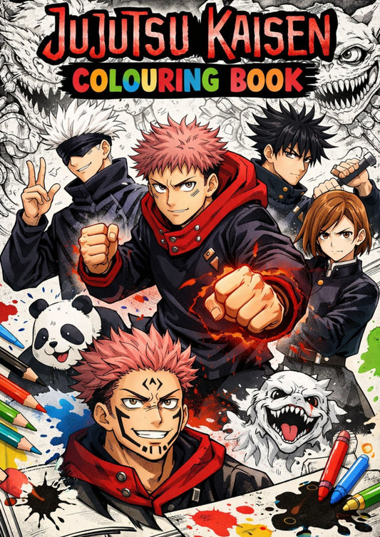 Jujitsu Colouring Book