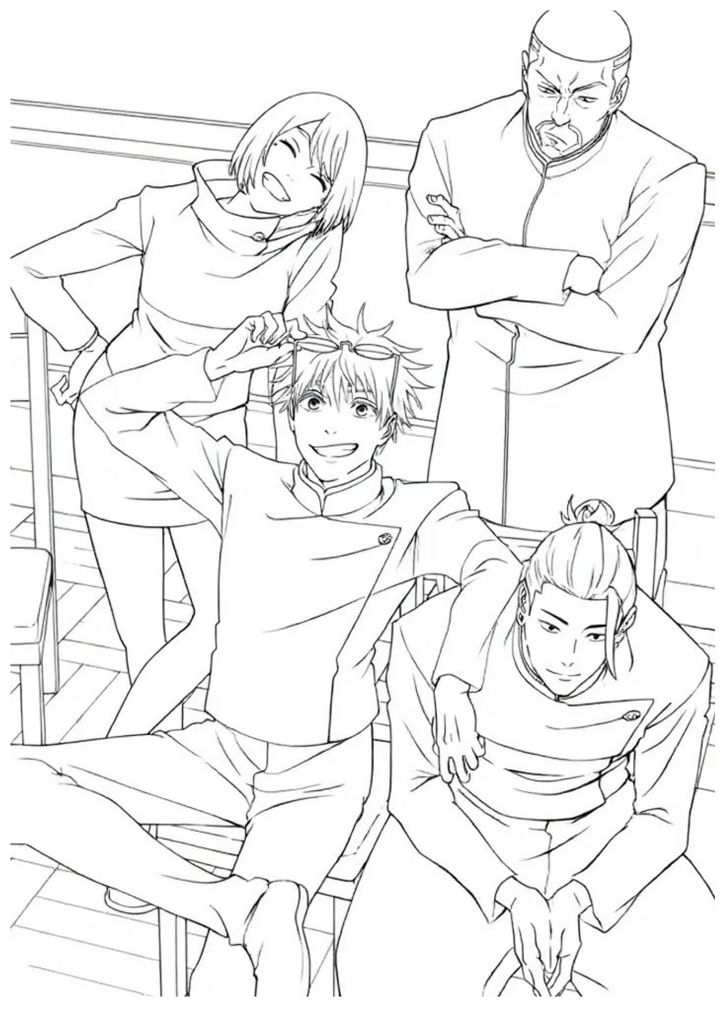 Jujitsu Colouring Book