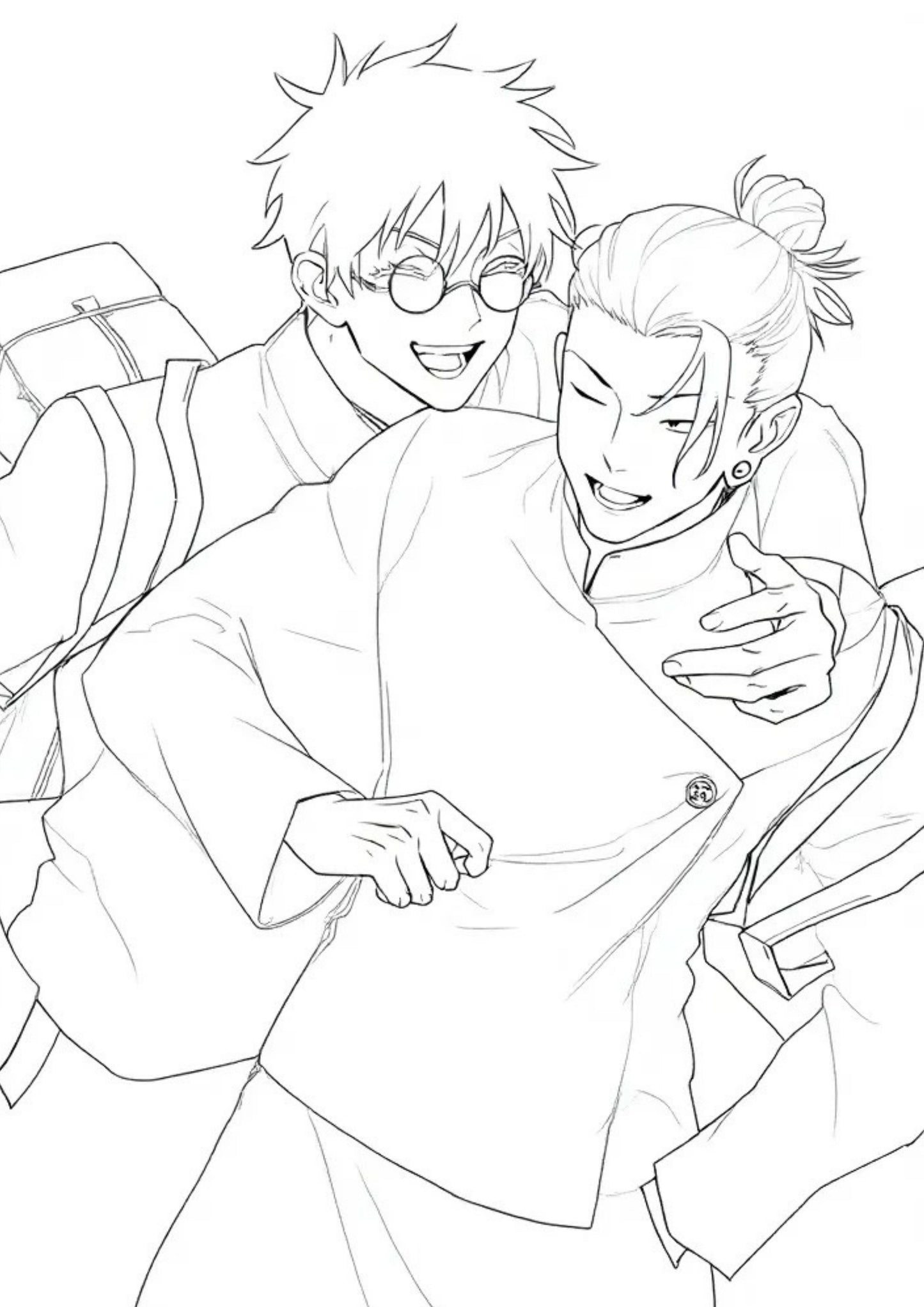 Jujitsu Colouring Book