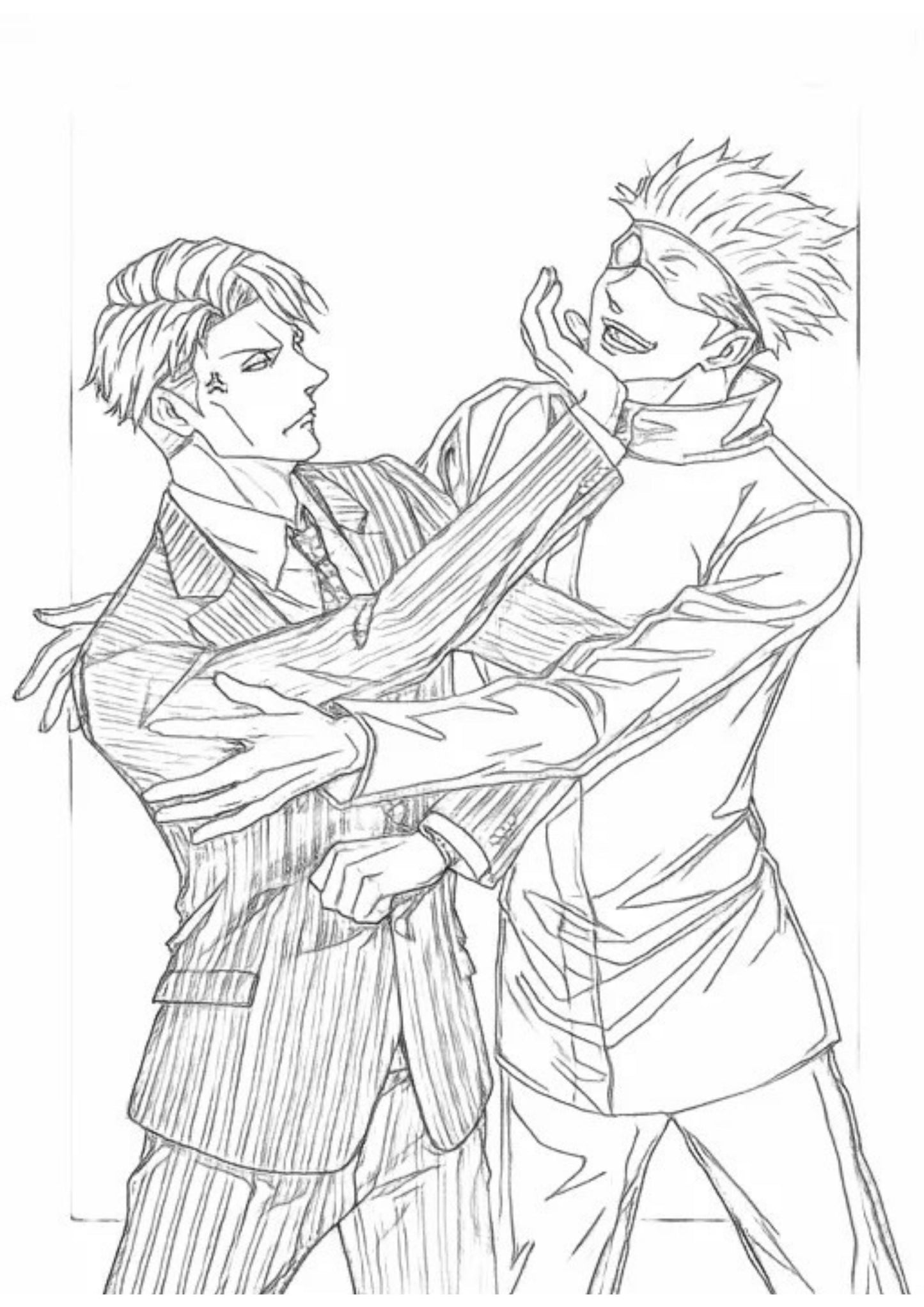 Jujitsu Colouring Book