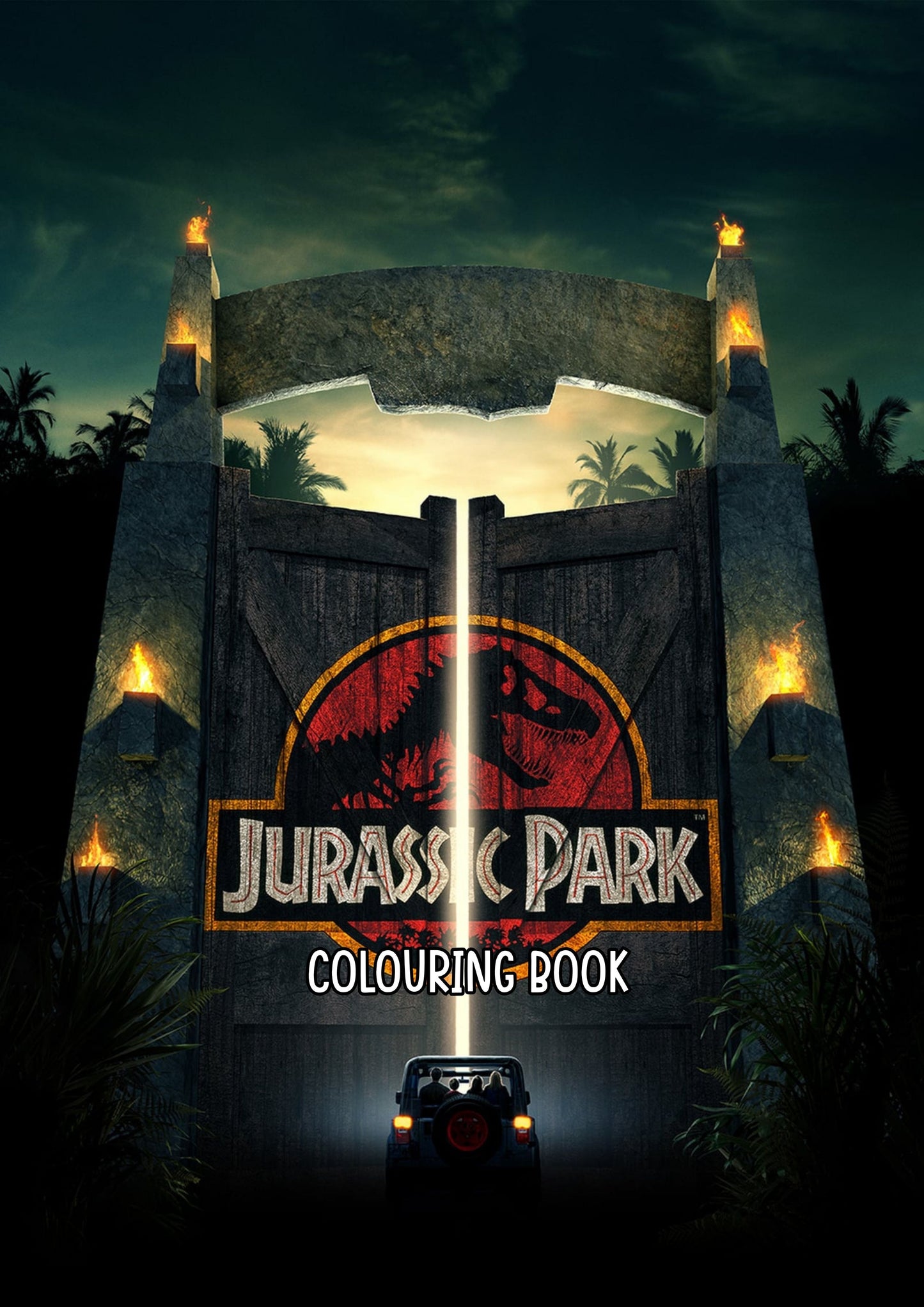 Jurassic Park Colouring Book