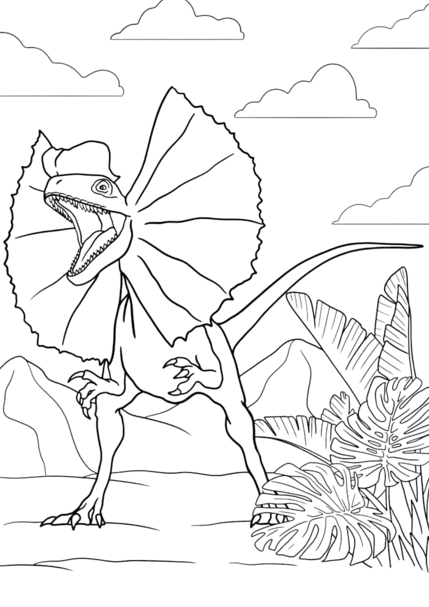 Jurassic Park Colouring Book