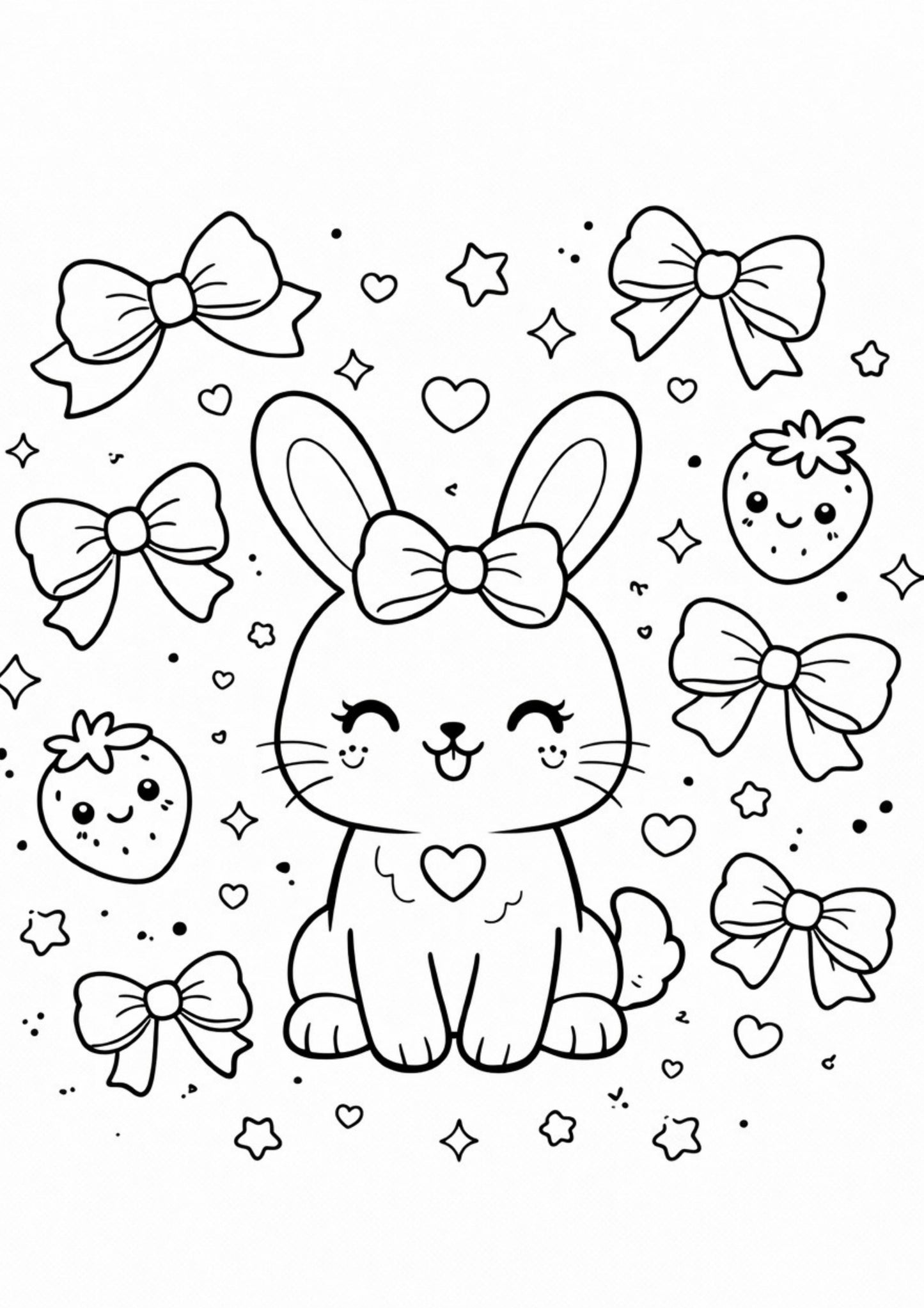 Kawaii Colouring Book