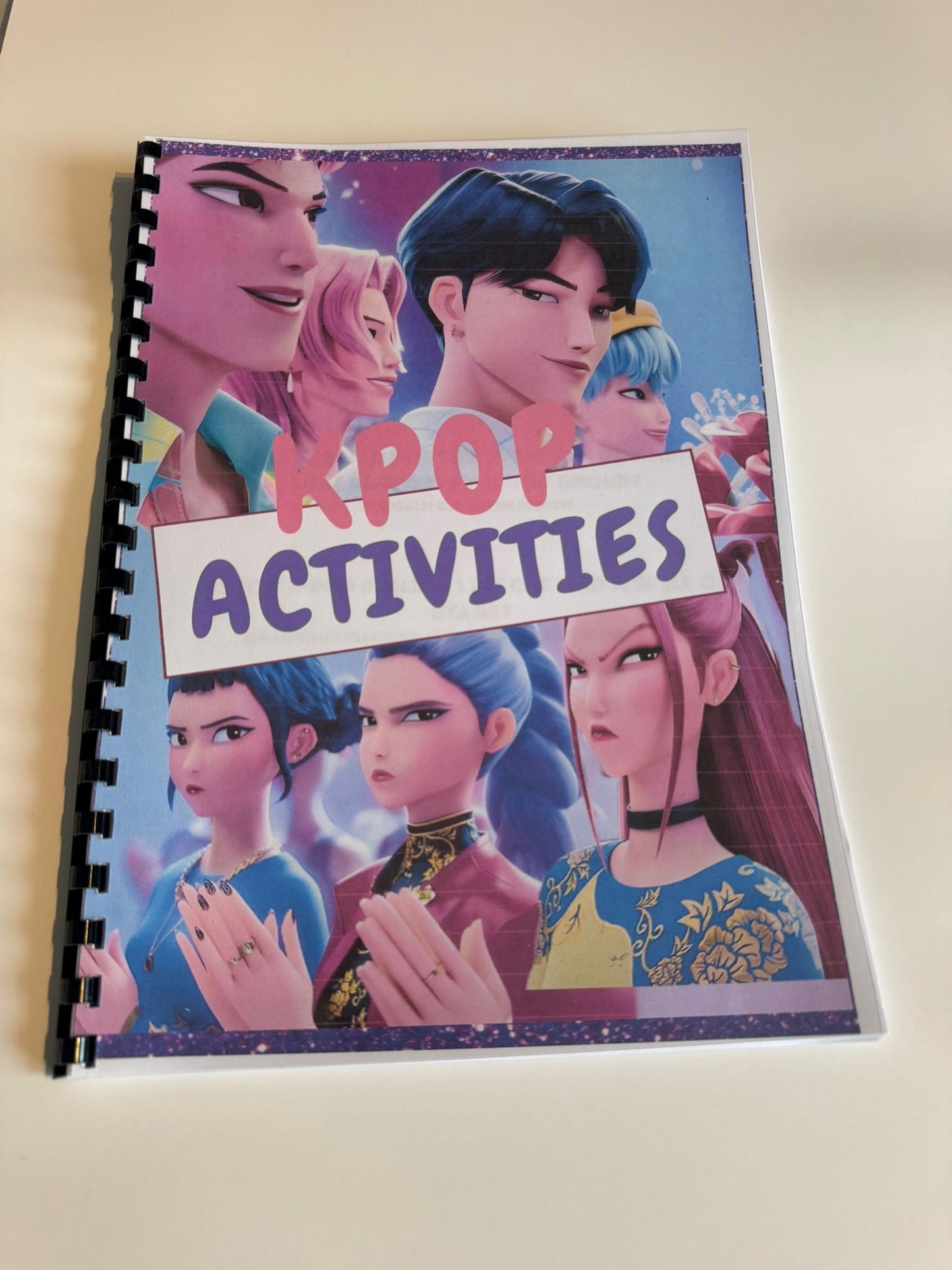 KPop Activities Colouring Book